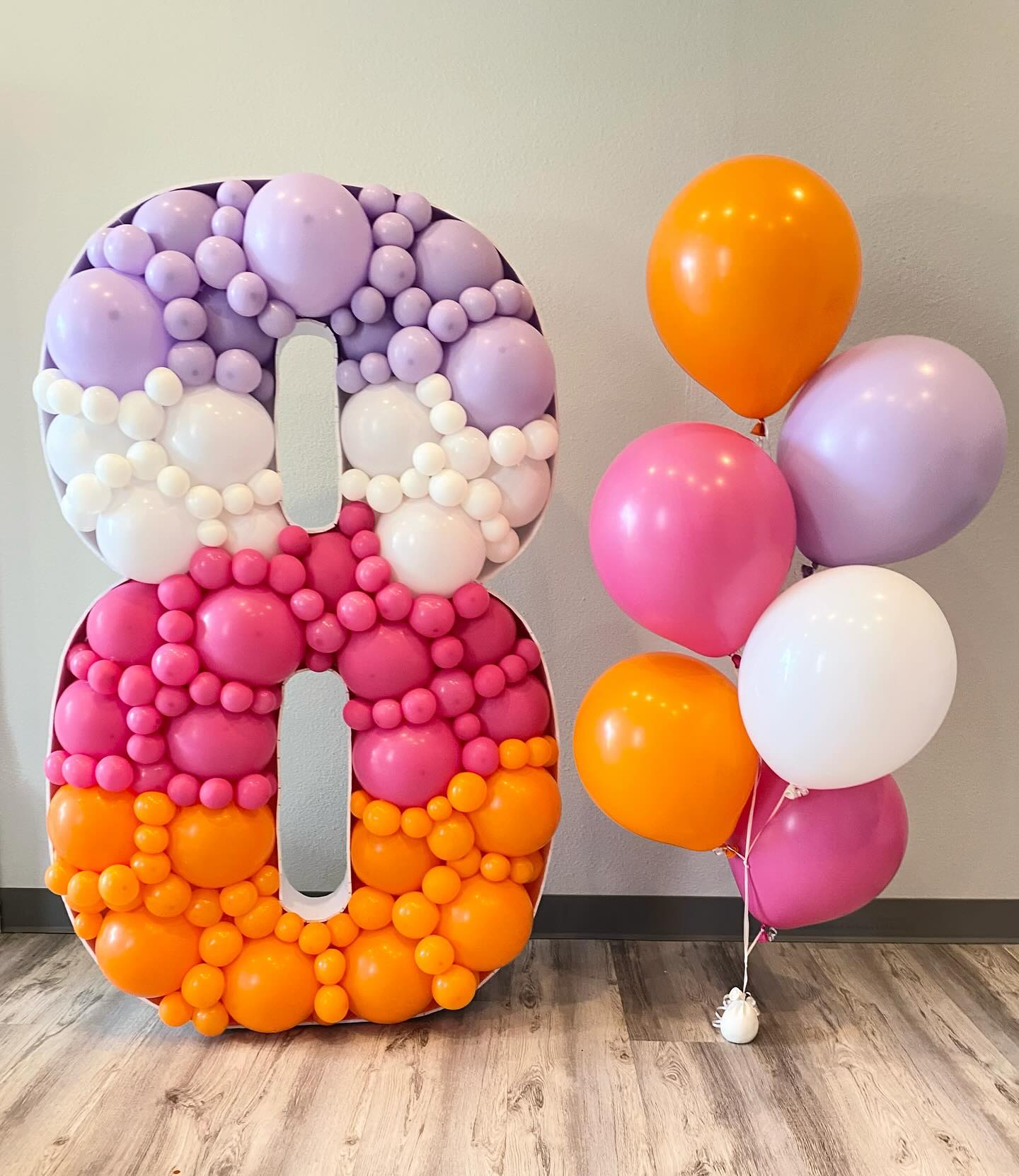 Is everyone melting in this heat?! 🫠☀️ Here is a bright, fun, air conditioned, birthday display to brighten your day! 🤗 Birthday mosaics are always a fav! #PartyPoppersCO