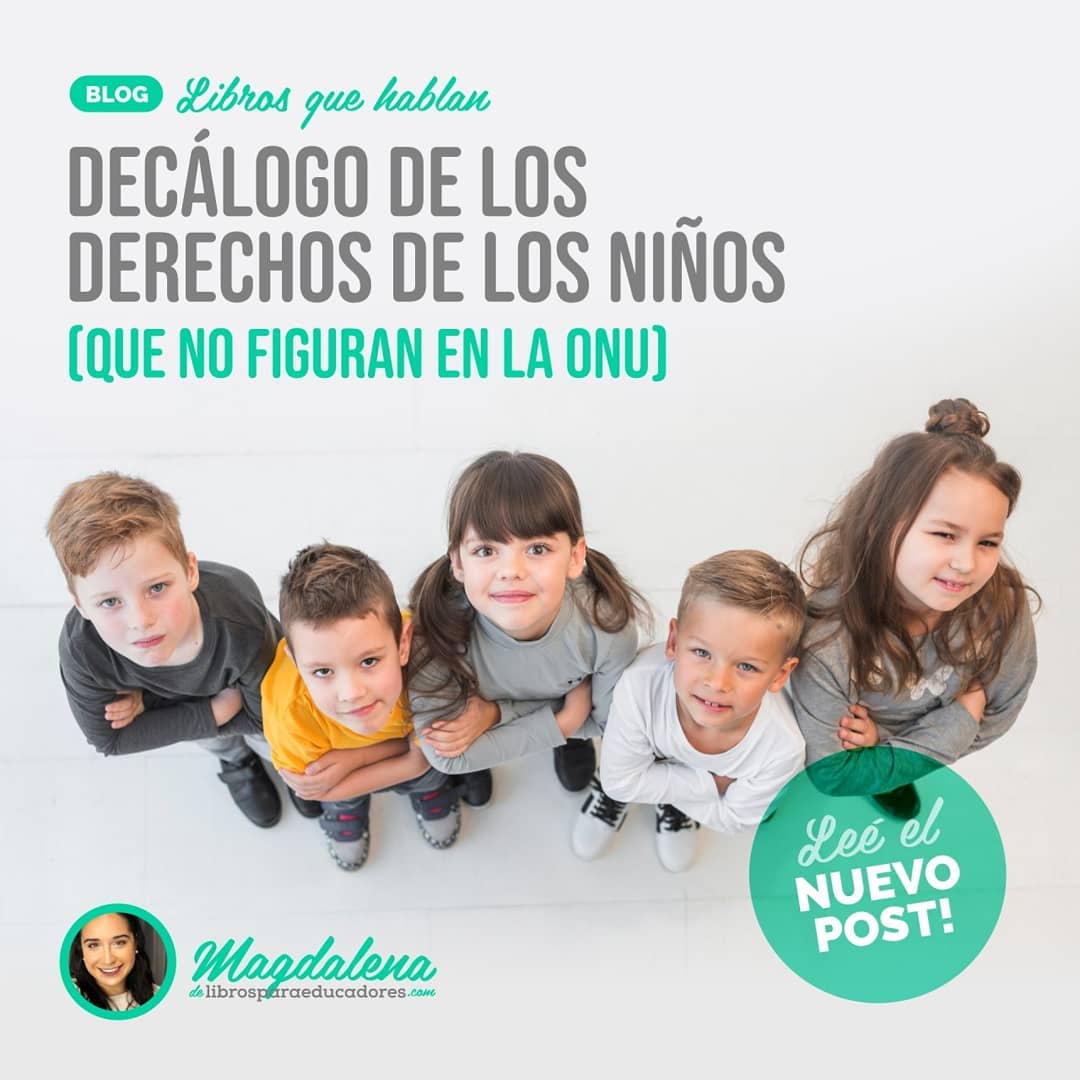 En este post encontrarán los derechos de los niños, que tanto padres como hijos deberían conocer y practicar para una buena crianza y educación... ¡Además no son muy conocidos y tampoco figuran en la convención de la ONU, pero les aseguro que son muy necesarios para los niños! 😀
¡No te pierdas este post!
Leelo en: librosparaeducadores.com
#buenacrianza #niños #padres #educación #autoridad #límites