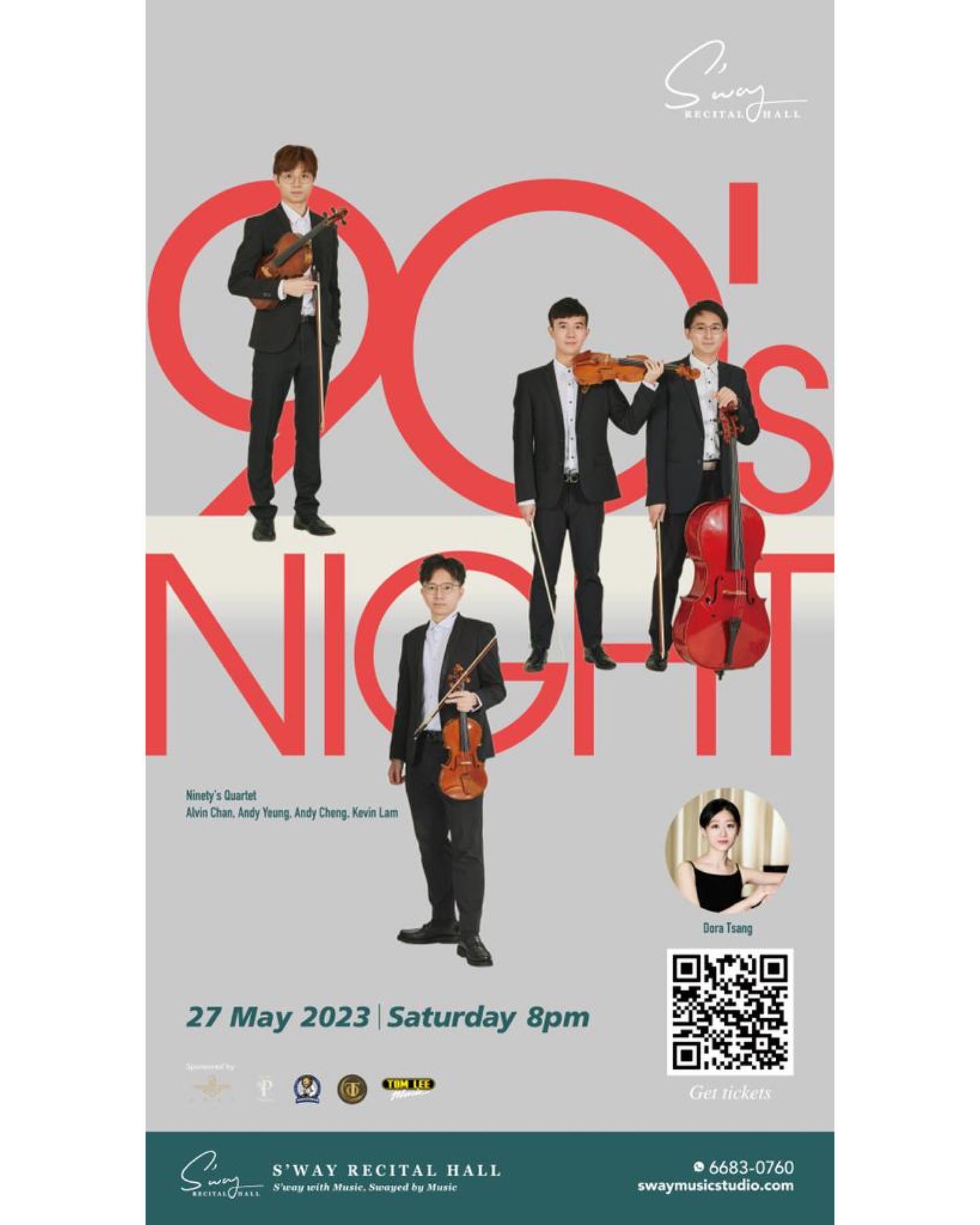 I am playing the Brahms Quintet in F minor this Saturday with the emerging talent @90squartet . Program also includes String Quartet by Beethoven and Mendelssohn.
Please come and support!
@alvin_violinn @andyyeung24 @andycousin @kevin_lamoncello
🗓️ May 27, 2023
🕗 8pm
📍 S’way Recital Hall