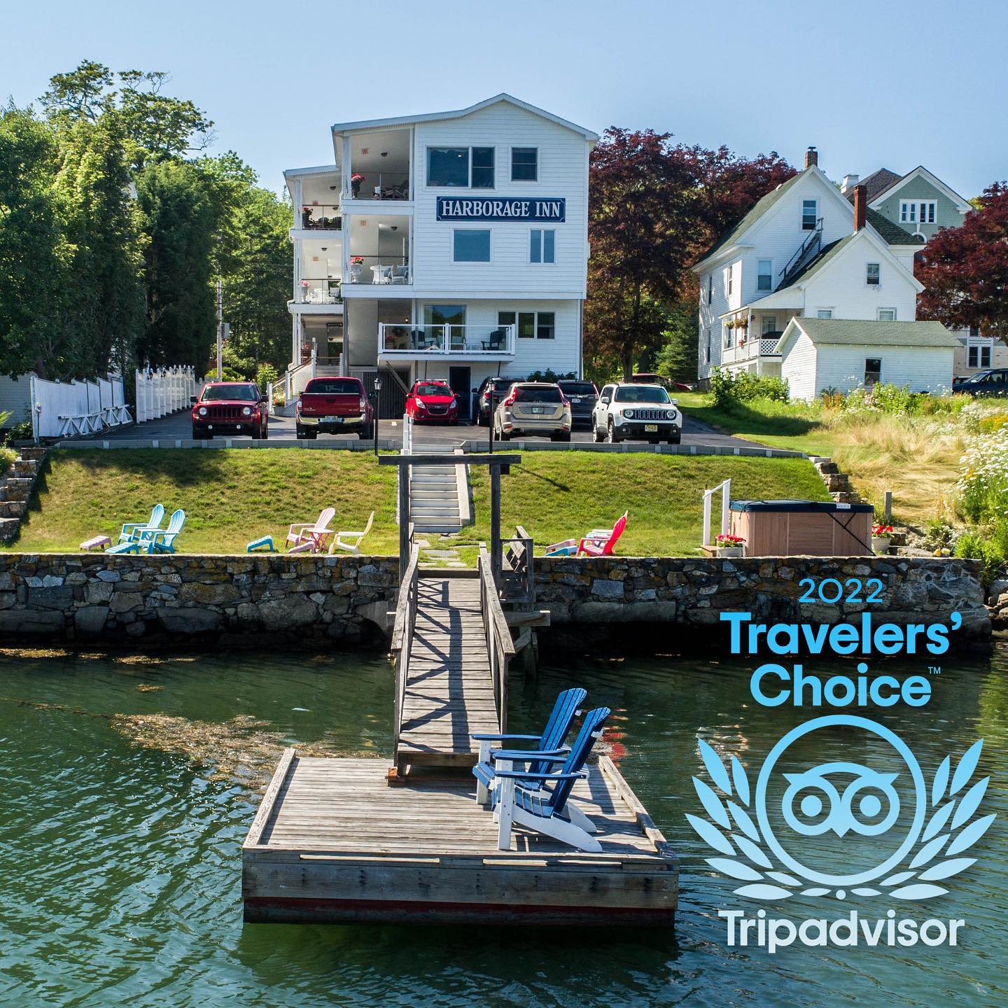 We are very proud to announce that The Harborage Inn on the Oceanfront received the 2022 Traveler’s Choice award from @tripadvisor, AGAIN! And we want to thank our amazing guests for recognizing the efforts we make year after year. #travelerschoice #travelerschoicemaine #boothbayharbor #boothbayharbormaine #maine #newengland #travellife #travelohotography #travelblogger #tripadvisor #oceanfront