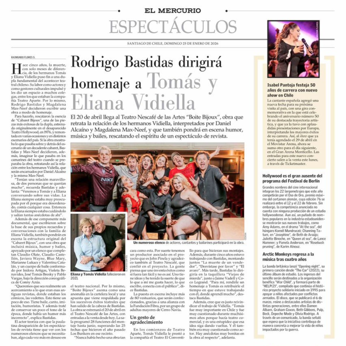 𝗠𝘂𝗷𝗲𝗿𝗲𝘀 𝗱𝗲 𝗖𝗲𝗿𝗿𝗼 𝗡𝗮𝘃𝗶𝗮 𝗹𝗹𝗲𝗴𝗮𝗻 𝗮𝗹 𝘁𝗲𝗮𝘁𝗿𝗼
La obra 𝗕𝗼𝗶𝘁𝗲 𝗕𝗶𝗷𝗼𝘂𝘅, un emotivo homenaje a 𝗧𝗼𝗺á𝘀 𝗩𝗶𝗱𝗶𝗲𝗹𝗹𝗮 𝘆 𝗘𝗹𝗶𝗮𝗻𝗮 𝗩𝗶𝗱𝗶𝗲𝗹𝗹𝗮, no solo brillará sobre el escenario… también lo hará detrás de él.
El vestuario será confeccionado 𝗽𝗼𝗿 10 𝗺𝘂𝗷𝗲𝗿𝗲𝘀 𝗲𝗺𝗽𝗿𝗲𝗻𝗱𝗲𝗱𝗼𝗿𝗮𝘀 𝗱𝗲𝗹 𝗿𝘂𝗯𝗿𝗼 𝘁𝗲𝘅𝘁𝗶𝗹 𝗱𝗲 𝗖𝗲𝗿𝗿𝗼 𝗡𝗮𝘃𝗶𝗮, quienes asumirán por primera vez un desafío de esta magnitud: vestir a destacados actores y actrices para una obra clave de la escena artística nacional.
Bajo la dirección de 𝗥𝗼𝗱𝗿𝗶𝗴𝗼 𝗕𝗮𝘀𝘁𝗶𝗱𝗮𝘀 𝘆 𝗠𝗮𝗴𝗱𝗮𝗹𝗲𝗻𝗮 𝗠𝗮𝘅-𝗡𝗲𝗲𝗳, este proyecto se ha convertido en un verdadero hito para todas y todos quienes formamos parte de Fibra.
👏 𝗤𝘂𝗲𝗿𝗲𝗺𝗼𝘀 𝗱𝗲𝘀𝘁𝗮𝗰𝗮𝗿 𝗲𝘀𝗽𝗲𝗰𝗶𝗮𝗹𝗺𝗲𝗻𝘁𝗲 𝗮 𝗲𝘀𝘁𝗮𝘀 10 𝘁𝗿𝗲𝗺𝗲𝗻𝗱𝗮𝘀 𝗺𝘂𝗷𝗲𝗿𝗲𝘀 𝗱𝗲 𝗖𝗲𝗿𝗿𝗼 𝗡𝗮𝘃𝗶𝗮:
Marcela Riffo, Verónica Torres, Carmen Gallardo, Otilia Olivares, Gabriela Almeida, Magdalena Auquilen, Gabriela Pino, Alicia Sepúlveda, Catalina Olivarez y Bernardita Garrido.
@confecciones.marcelariffo @vero.torres.taller @mosofka_cl @nenitaconfecciones @pequena_de_trapo @otilia.olivares @alicia_disenoyconfeccion @vitores_design