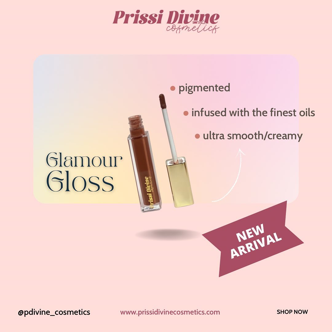 Who doesn’t love a pigmented nude brown lipgloss that is hydrating and moisturizing. Our Glamour Glosses are filled with the finest oils. They are non sticky, very smooth and creamy and they smell amazing!!
#lipgloss #business #smallbiz #makeupbusiness #trending #beauty #makeuplover #prissidivinecosmetics #explorepage #explore #veganbeauty #teenbusinessowner #blackownedbusiness #makeup #beautybrand #smallbusiness #divinediva🛍 #beautymodel #glam #prettymakeup #pigmentedlipgloss #veganlipgloss #moisturizinglipgloss #pinklipgloss #spring #prelaunch #pdc💋#veganmakeup #softglam #makeup4life