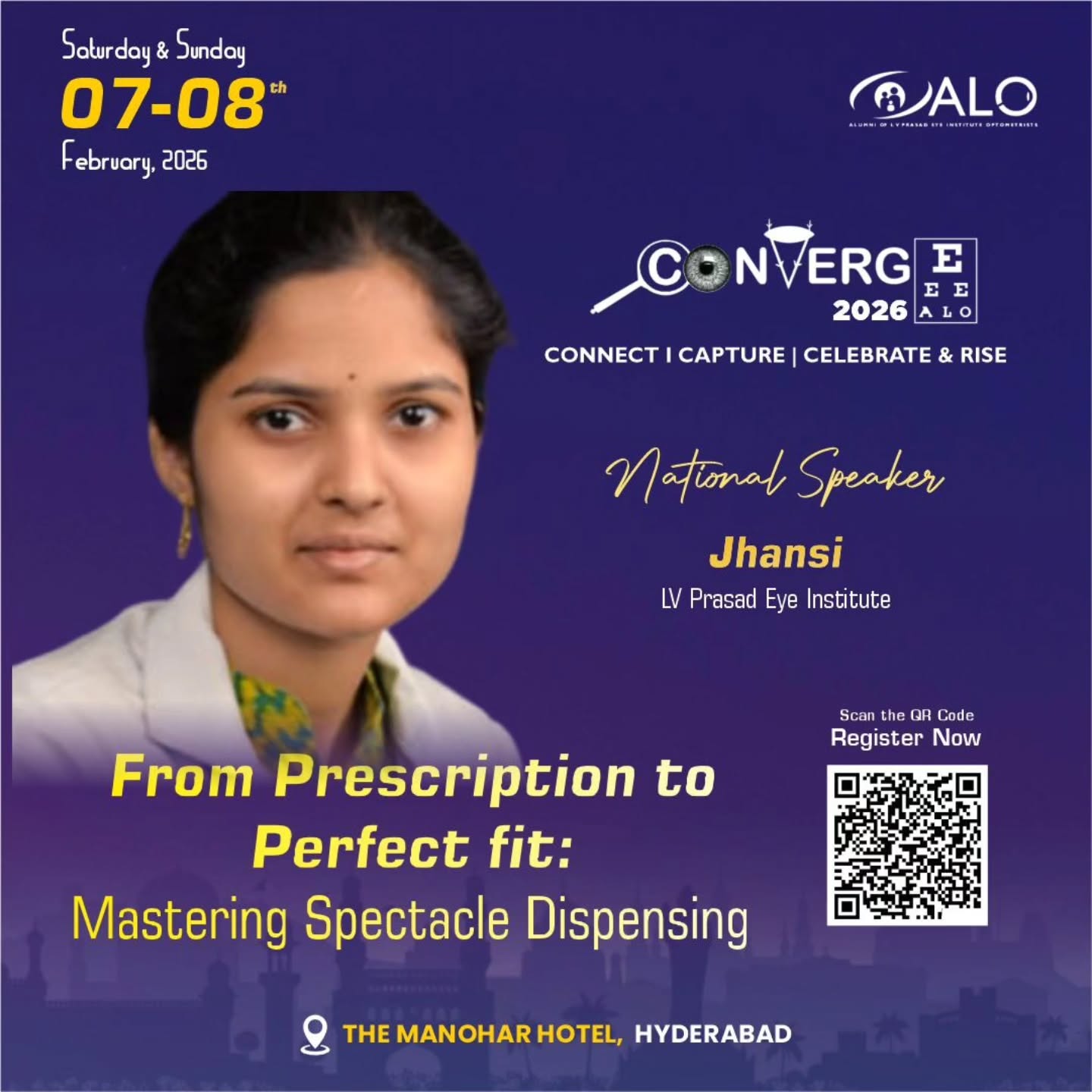 Join us for a session on "From Prescription to Perfect fit: Mastering Spectacle Dispensing"
🗓️Feb 7 & 8
Location: The Manohar Hotel, Hyderabad
Register Now: https://pages.razorpay.com/Converge2026.earlybird