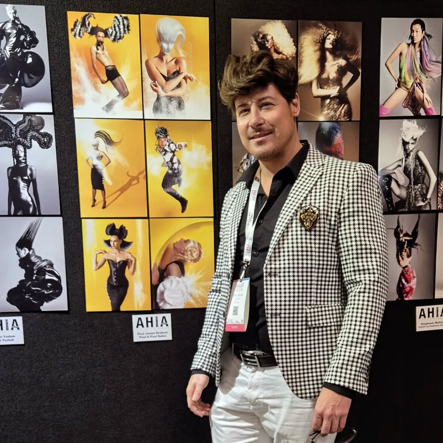 Australian Hairdresser of the year 2024 finalist collection. On display at Hair Festival.