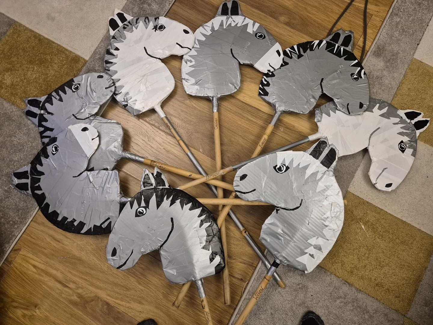 Staff Appreciation Post. A big thanks to Miss Sarah for creating this wonderful Hobby horses for the children to use around the Forest. Made from waterproof tape and bamboo they are suitable for our wet and muddy conditions and will facilitate our EYFS in role play, physical play , sharing and taking turns, culture learning with the Year of the Horse 🐴 approaching and more!
#horses
#Hobbyhorse #chinesenewyear #yearofthehorse2026