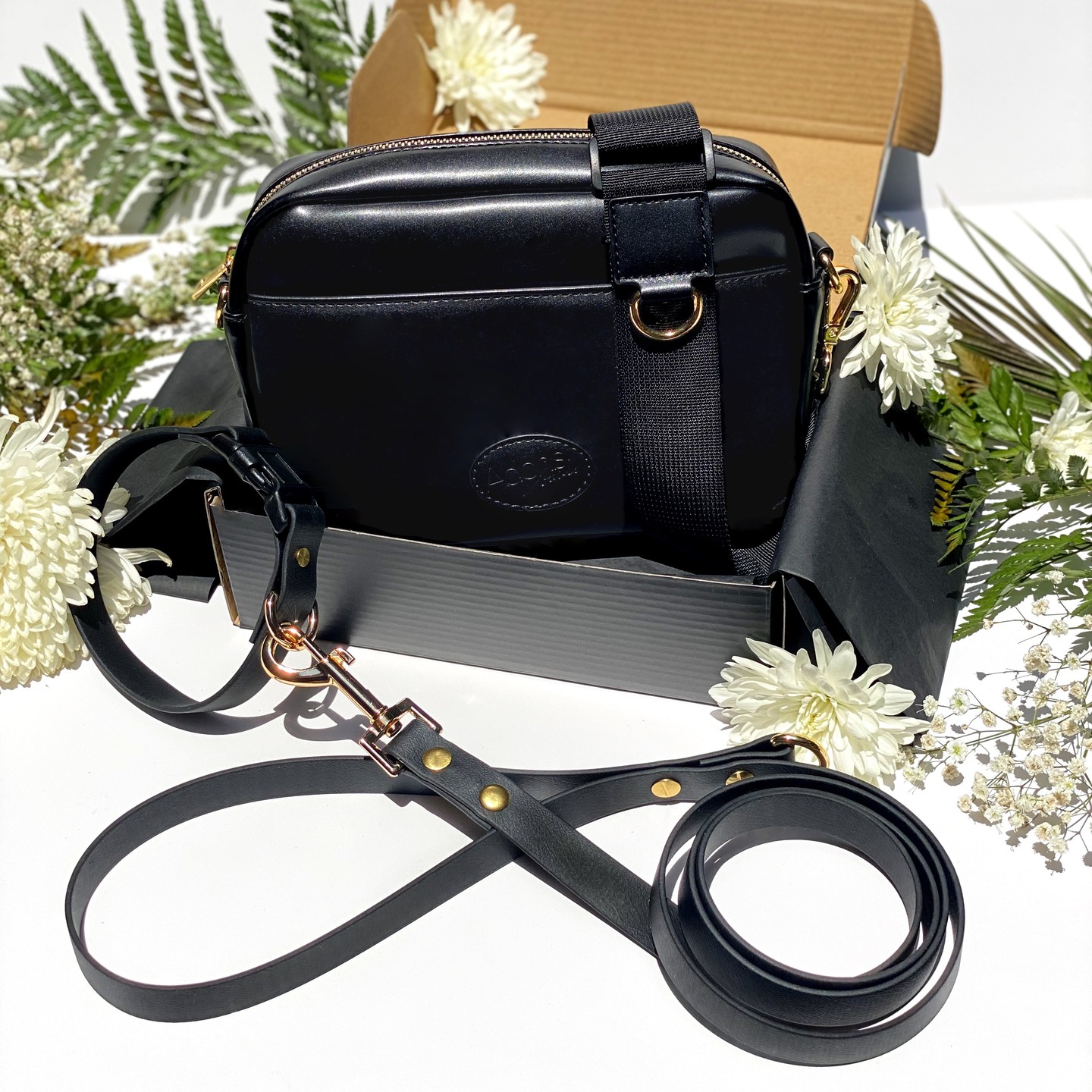Elevate your dog walking game with our new dog walking bag, made from faux leather and gold hardware. Complete the look with our matching collar and leash for the ultimate classic and elegant style. All our collars and leashes are handmade to order. πΎβ¨ #AdonisBarks #DogWalkingInStyle #ElegantPets #ClassicCanineStyle #dog #dogwalkingbag #dogs #dogaccessories