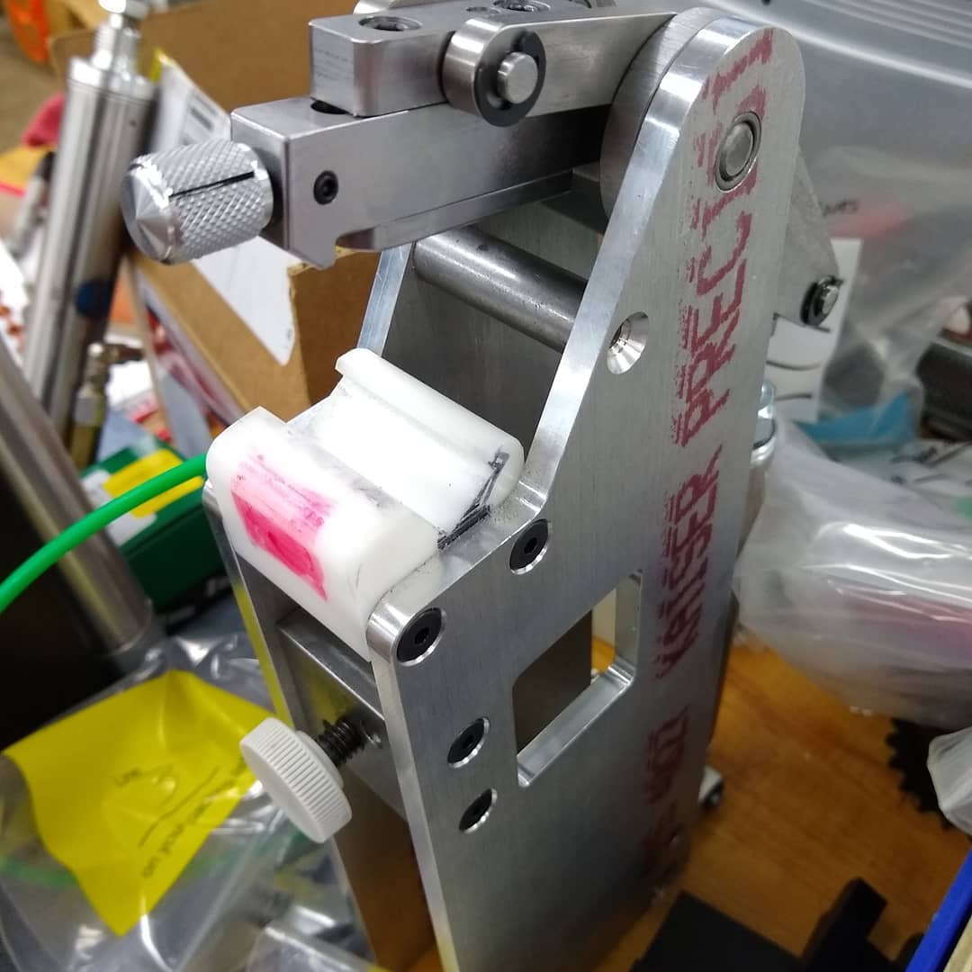 Building a new machine. It's a pretty cool design if you ask me. This is the proof of concept, I'll be sure to add photos of the final design as the parts come back from finishing.