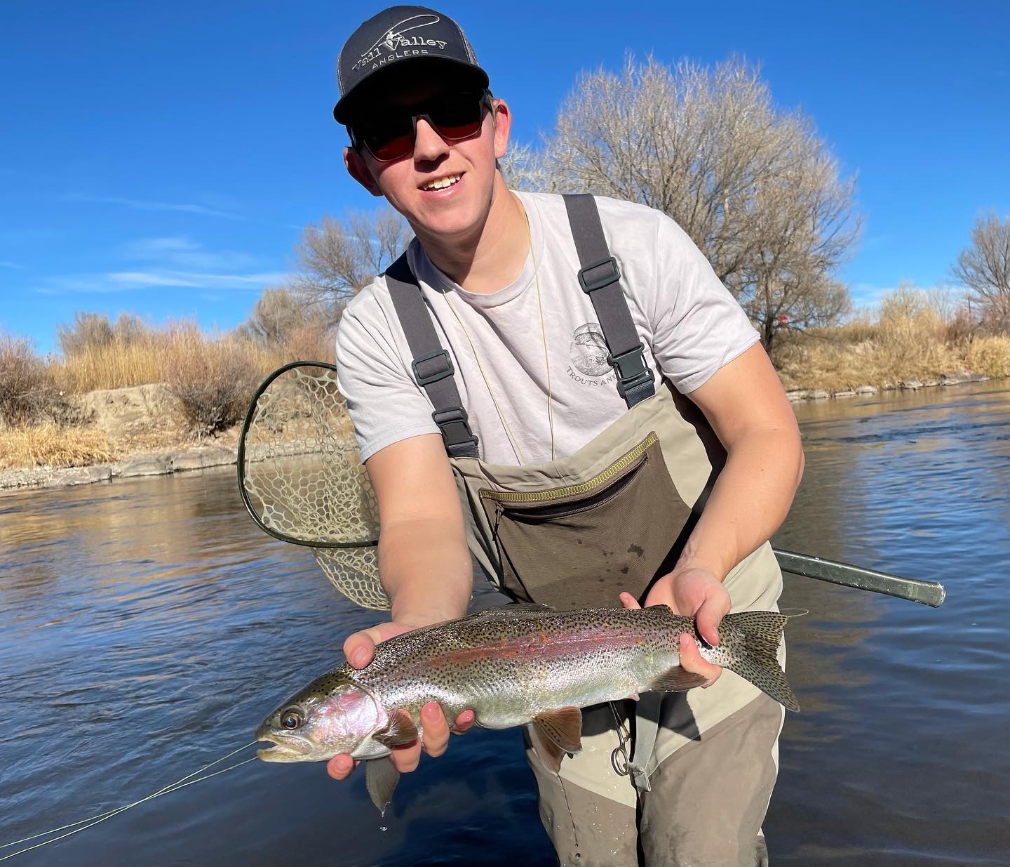 Big bow from yesterday
•
#flyfishing #tailwaters #rainbowtrout #troutfishing #nymphing #keepemwet #catchandrelease #getoutside #gofishing #colorado