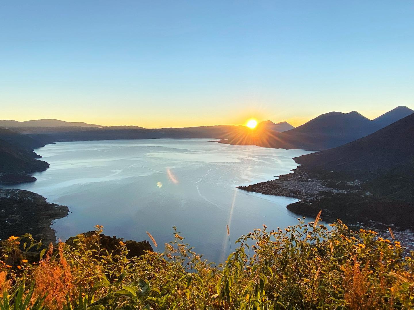 Day 4: Early hike up to catch the sunrise over Lago Atitlan.