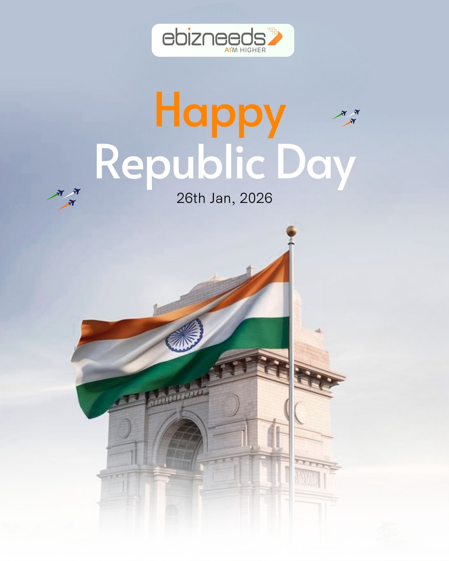 Innovation with integrity, growth with responsibility – that’s our Republic Day pledge.
Jai Hind!
#RepublicDay #JaiHind #26January #IndianConstitution #गणतंत्र_दिवस #जय_हिंद
