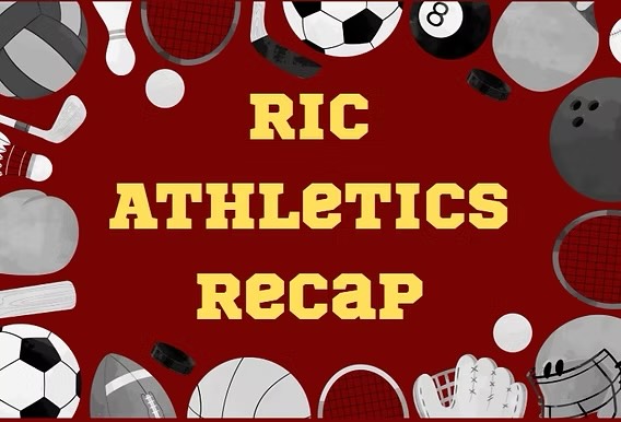 ‼️RIC Athletics Weekly Recap (Jan. 21 - Jan. 24)‼️
After a lengthy break, RIC athletes picked the books back up and kept plowing through the winter season. Tap the link in bio to read all about what happened this week in RIC athletics.
(Graphic by Alexis Medeiros)