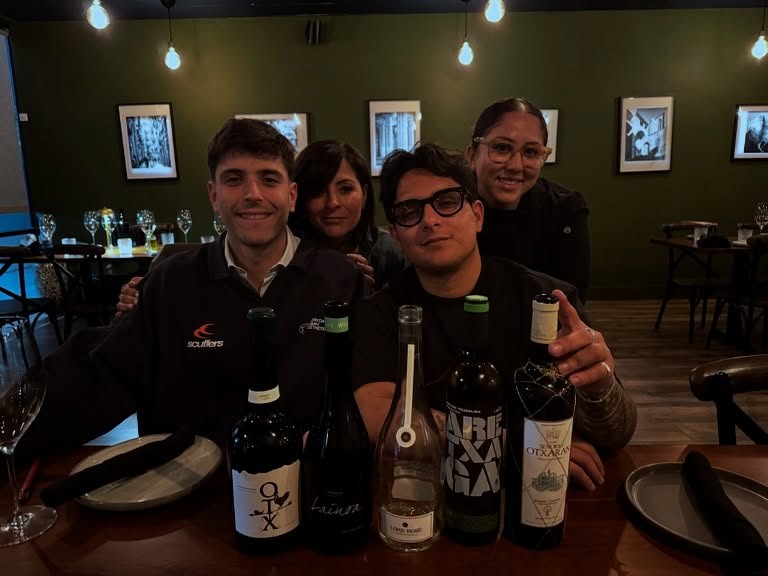 Otxaran is a boutique, family-run winery rooted in the Basque Country, where generations have worked the land with patience, respect, and deep pride in their heritage. Nestled among green hills and Atlantic breezes, the family focuses on small production txakoli that truly reflects its place of origin fresh, vibrant, and full of character. Every bottle tells a story of the soil, the climate, and a philosophy that believes great wine is born in the vineyard long before it reaches the glass.
We are incredibly proud to announce a new partnership with Otxaran, allowing our guests to enjoy these limited edition wines from the Basque Country, carefully selected and brought directly to our table.
Thank you Aitor
#LaCatalana
#BasqueWine
#Txakoli
#BoutiqueWinery
#FamilyWinery
#LimitedEditionWine
#SpanishWine
#WineWithStory
#BayAreaWine
#SanJoseEats
#OldWorldWine
#winelovers
