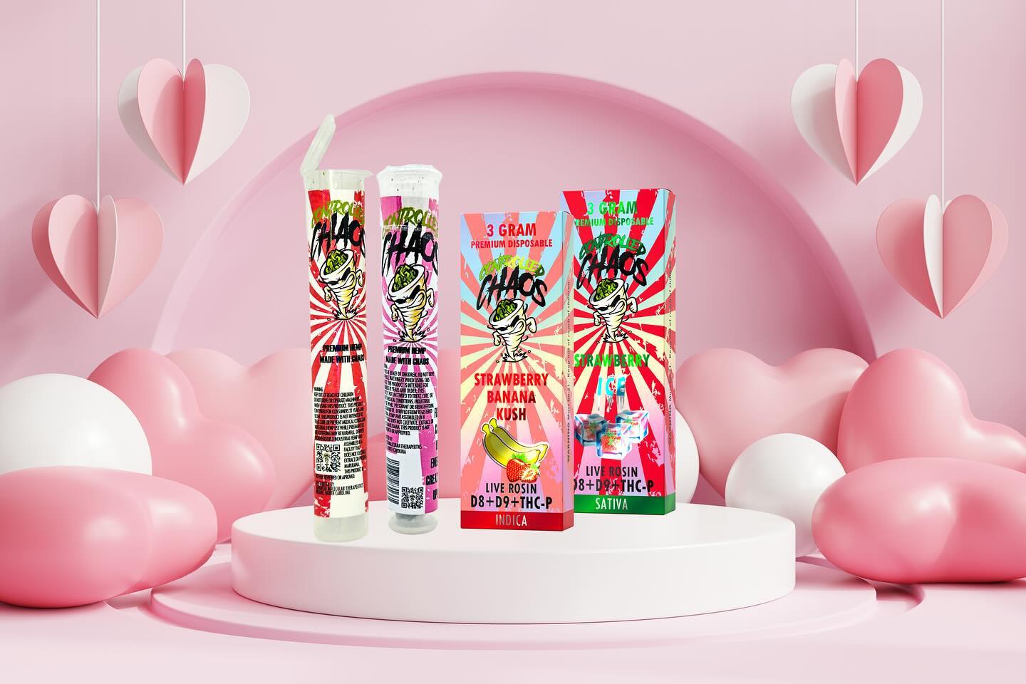 Prepare for Valentine’s Day vibes! Add a touch of chaos making it a celebration your valentine won’t forget. Shop online or check out our website for store locations! xcontrolledchaos.com