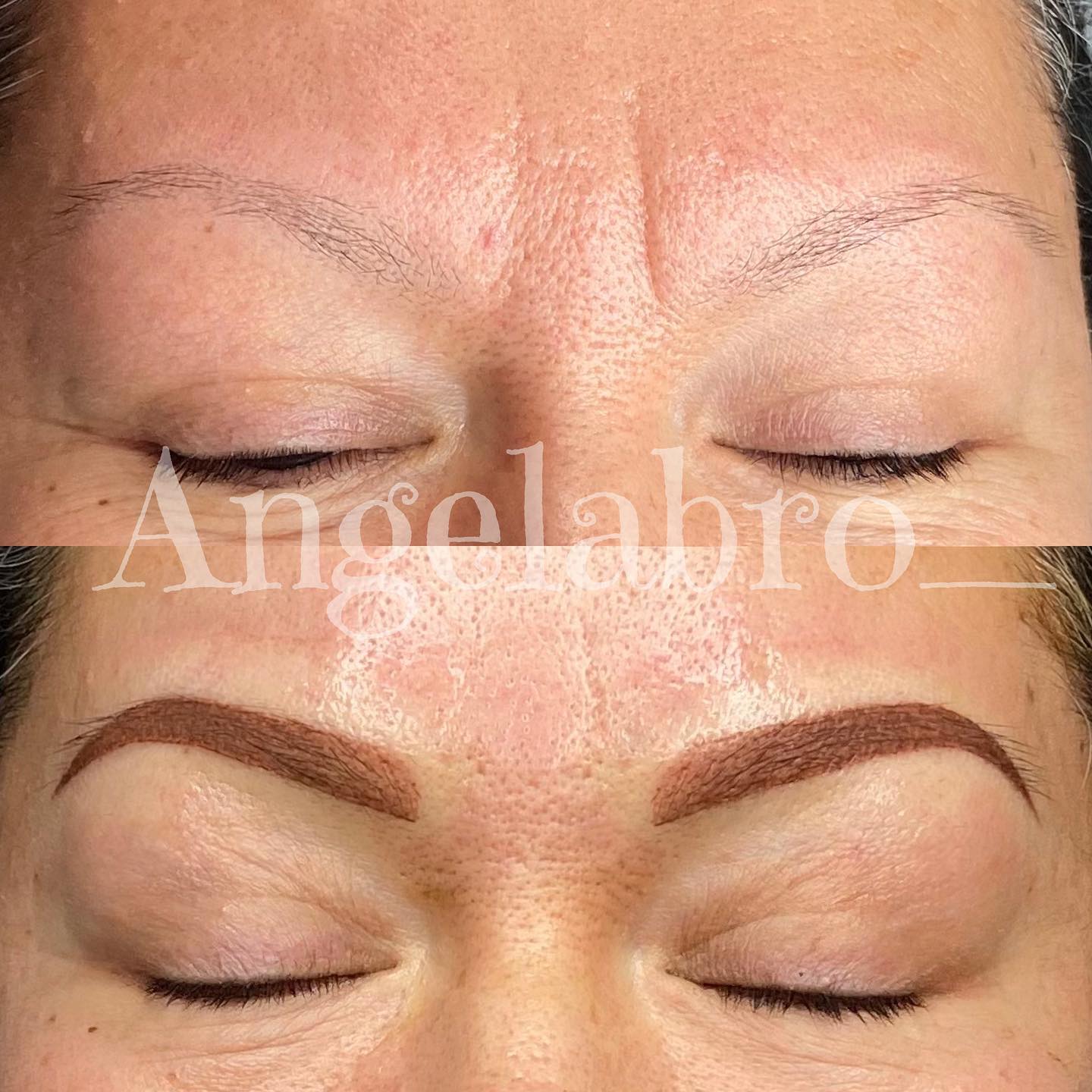 PowderBrow on full effect! 😍 such a beautiful transformation.