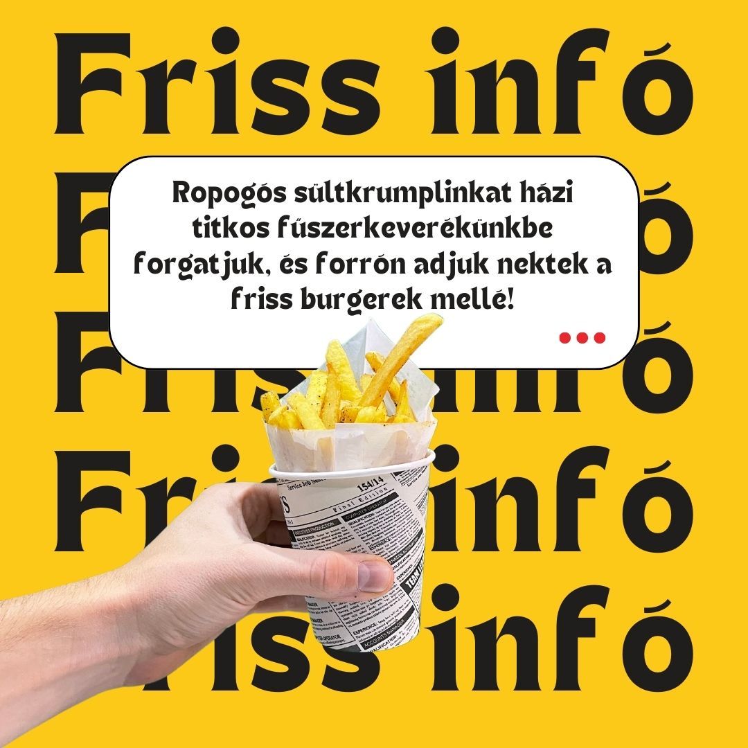 Az új fűszeres sült krumplink, nagyon jól illik a Mx.Vich buregrek mellé! Nem érdemes kihagyni!