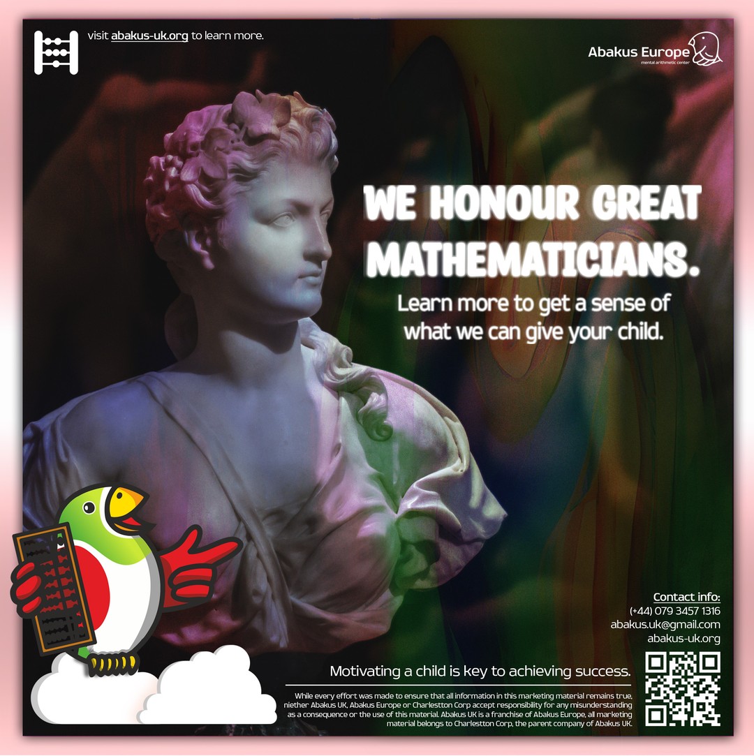 We honour great mathematicians.
To get a sense of what Abakus UK can give you, learn
more on:
www.abakus-uk.org
#AbakusUK #Maths #AbakusEurope #Abacus
#Arithmetic #education #abakus #абакус #f4f
#followme #followforfollow #follow4follow
#teamfollowback #followbackteam #followall
#followalways #followback #me #love #likeforfollow
#follower #following #likeforfollowback
