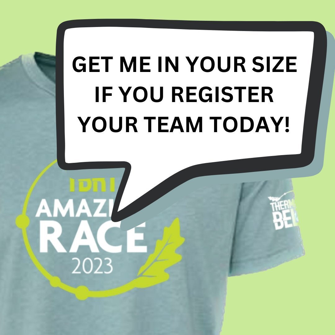 Register your team TODAY and get your TBRT Amazing Race swag on! Link in bio👀
