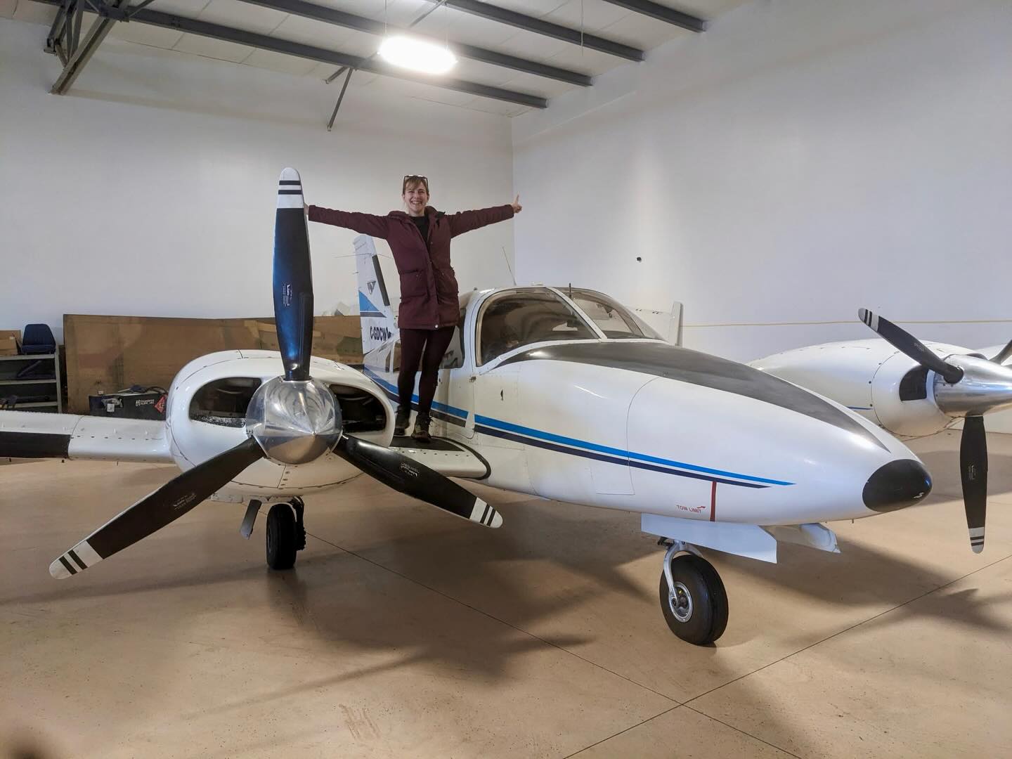 Huge congratulations to Kassandra for passing her Multi Engine Flight Test on Monday! Double the engines, double the fun! ✈️