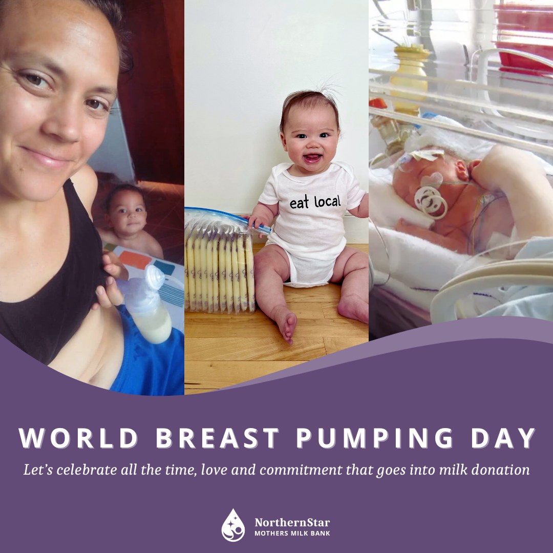 💜 #WorldBreastPumpingDay is an opportunity to acknowledge and celebrate the time, energy, and dedication pumping requires; it’s a chance to honour the love in every ounce. Today we honour all parents who are pumping, for their own babies and for others.
💜 Pumping adds another layer of labour to feeding your baby. There is equipment to keep clean, milk to track and date, and so much time spent attached to a pump, whether it's a mobile pump or stationary.
💜 Thank you to all our donors who spend countless hours pumping and donating their milk for sick and fragile babies - every precious drop counts!