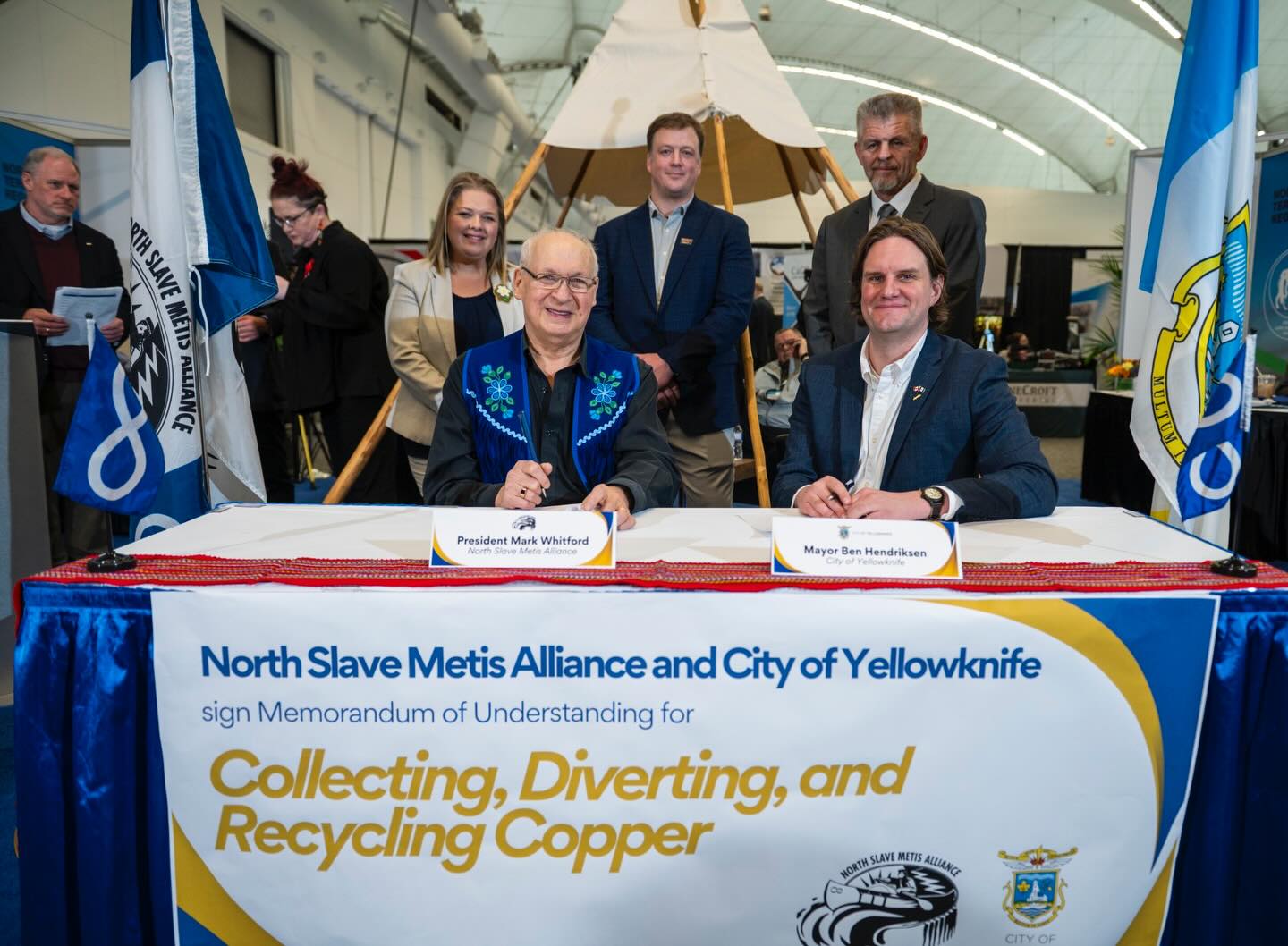 Today, the North Slave Métis Alliance and the City of Yellowknife signed an MOU on copper recycling—advancing Indigenous-led environmental stewardship, circular economy solutions, and sustainable northern supply chains.
#NSMA #Yellowknife #CopperRecycling #CircularEconomy #IndigenousLeadership