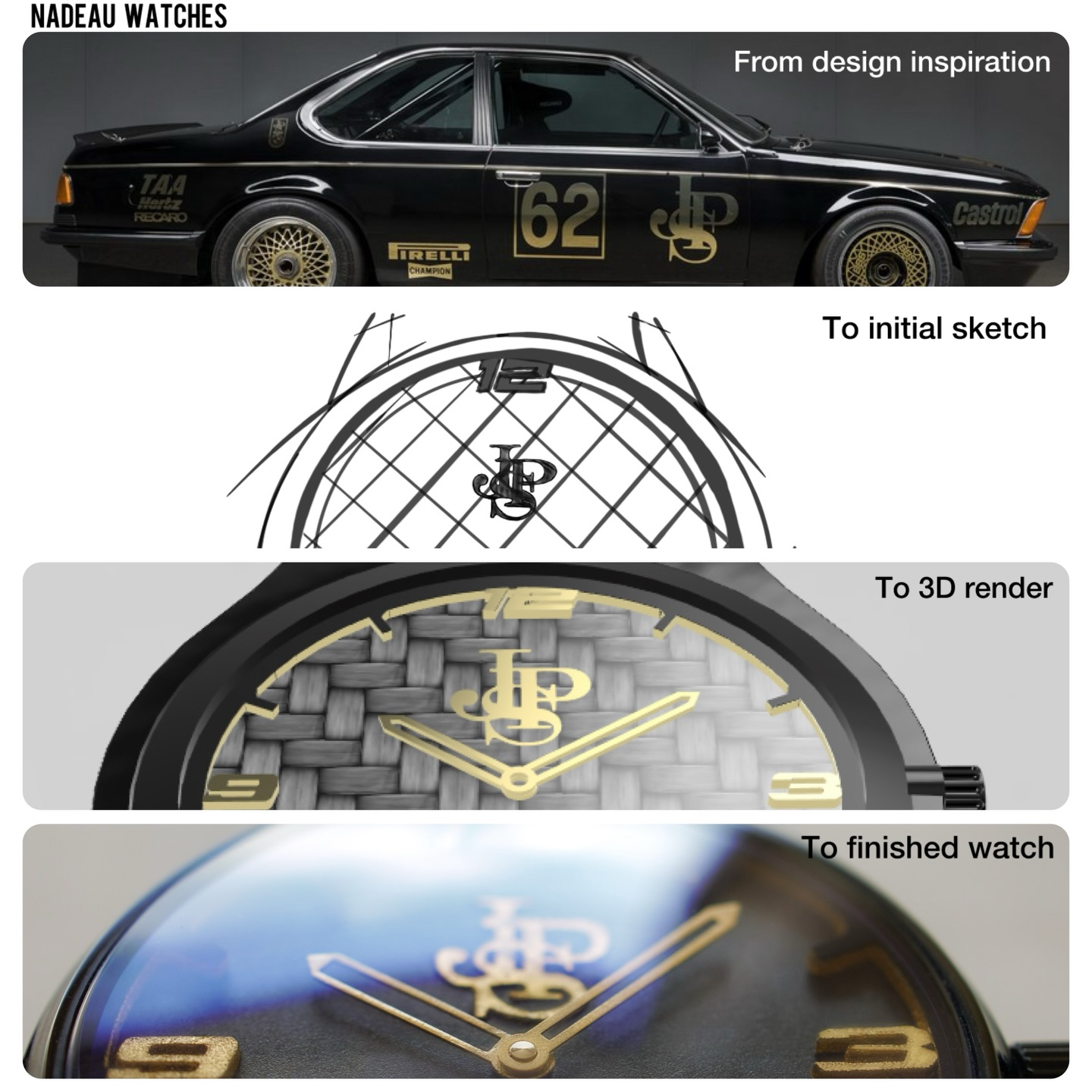 Designed & built in-house - Starting with your inspiration, we sketch and 3D model a unique design, select the ideal movement, and custom build your bespoke watch.
Every hand-built, one-off timepiece features a quality mechanical movement, customised travel case, and a keepsake booklet documenting its story.
Designed and built in Melbourne Australia.
#horology #customwatch #madeinmelbourne #watches #watchdesign
