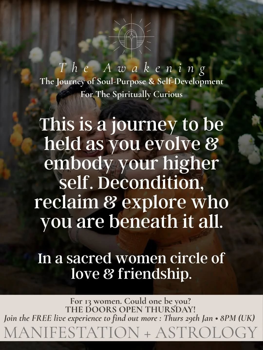 On Monday night, inside the Mastermind Soph led us through a free journaling exercise to determine if we were in soul-self or survival-self - we then explored what came up.
One of the questions was “I feel more myself when…”
The aim of the game was to write the intuitive answer, no overthinking just let it flow. Know what I wrote?
"…I feel more myself when I am right here, doing this."
It’s literally a dream come true what I have created. Filled with everything I love - women, friendship, unconditional support & kindness. Personal exploration & curiosity.
Holding space and sharing my story, my perspective, my passion and my dream of a better world.
You are capable of so much. You are brilliant and beautiful. & I know why I am so passionate about this work…
I lost my brother-in-law to suicide in 2020. I don’t want anyone to ever feel like he did. Too big or too much for this world.
With tools and support, with joy and hope - we can move through anything.
Together - we rise.
If you would like to join a sacred community of evolution and beautiful human-ship. Join The Awakening. We kick off on 13th March. At a luxury day retreat, because why the f*ck not. You deserve all of it, and more.
Let us show you.
Link in bio x