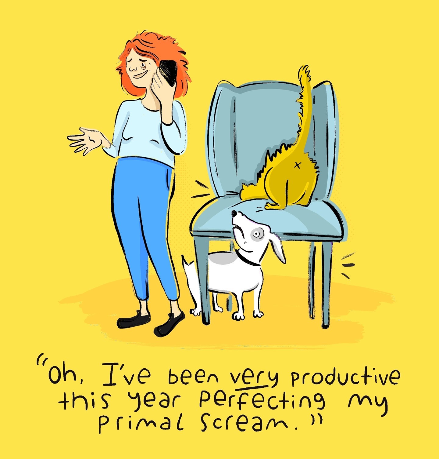 Itโs been important to keep busy in 2020. And thereโs only so much sourdough you can make ๐
.
.
.
#visualsnack #illo #comix #womenwhodraw #2020memes #quarantinelife #comicpanel