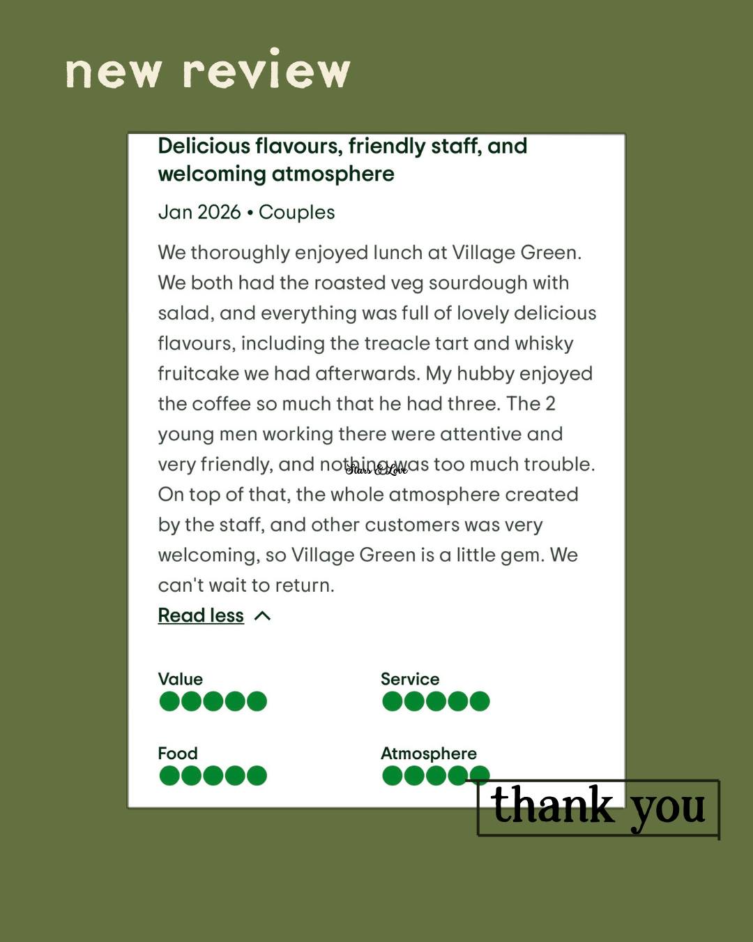 When a customer leaves a good review we genuinely do a little happy dance! Thank you for taking the time to review your favourite businesses. We appreciate you!
#gratitude #supportsmallbusiness #sharethelove