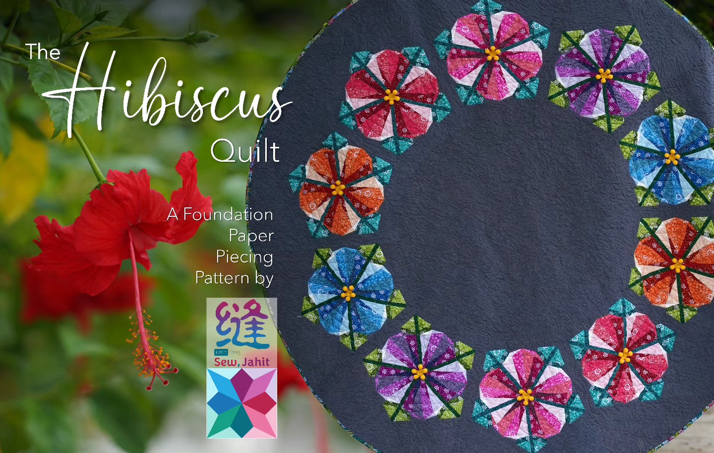 Introducing my newly finished Hibiscus Quilt, which I consider my patriotic quilt project for Merdeka and Malaysia Day 2024. The 𝘏𝘪𝘣𝘪𝘴𝘤𝘶𝘴 𝘳𝘰𝘴𝘢-𝘴𝘪𝘯𝘦𝘴𝘪𝘴 or simply "bunga raya" in Malay, is Malaysia's national flower, but growing up I never really appreciated this flower, probably because my primary school was once surrounded by hibiscus shrubs and it was simply not seen as glamorous or exotic as the roses and the orchids. Researching for this quilt made me realise that the bunga raya is just as exquisite, especially the vibrant red ones!
I am also quite embarrassed to admit that I only got to know through my research for this quilt that the five petals of the bunga raya represent the five principles of the Rukun Negara. Or was this written somewhere in my old text books?
Full blog and more photos will come. Meanwhile, the FPP pattern of the Hibiscus Quilt Block is available in my Etsy shop (link in bio).
#bungaraya #hibiscus #quiltingmalaysia #sewingmalaysia #handmademalaysia #foundationpaperpiecing