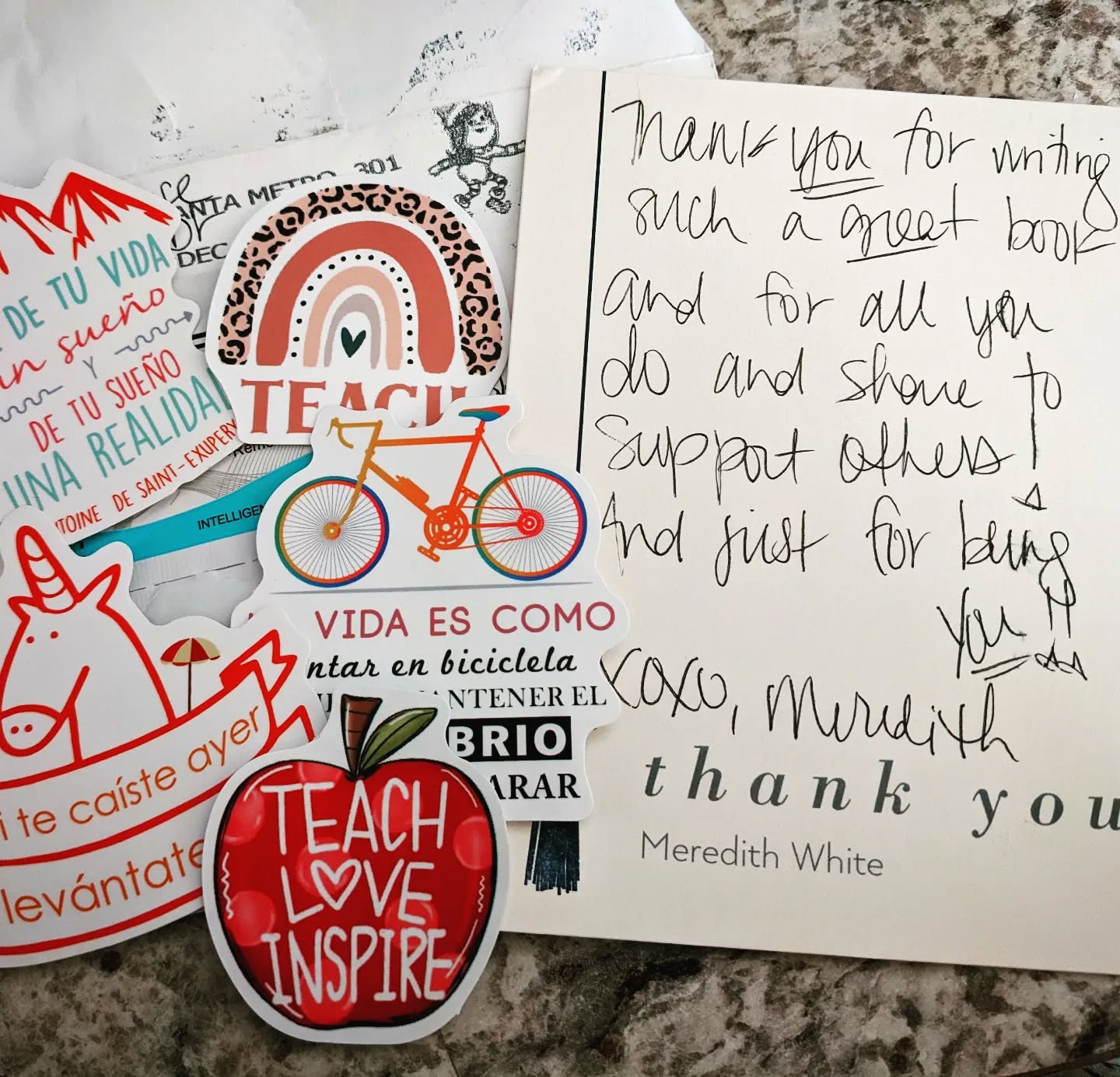 Colleagues, thank you for pouring into me and my educator heart. It's good to feel like I'm going back into the classroom next week with my cup full.