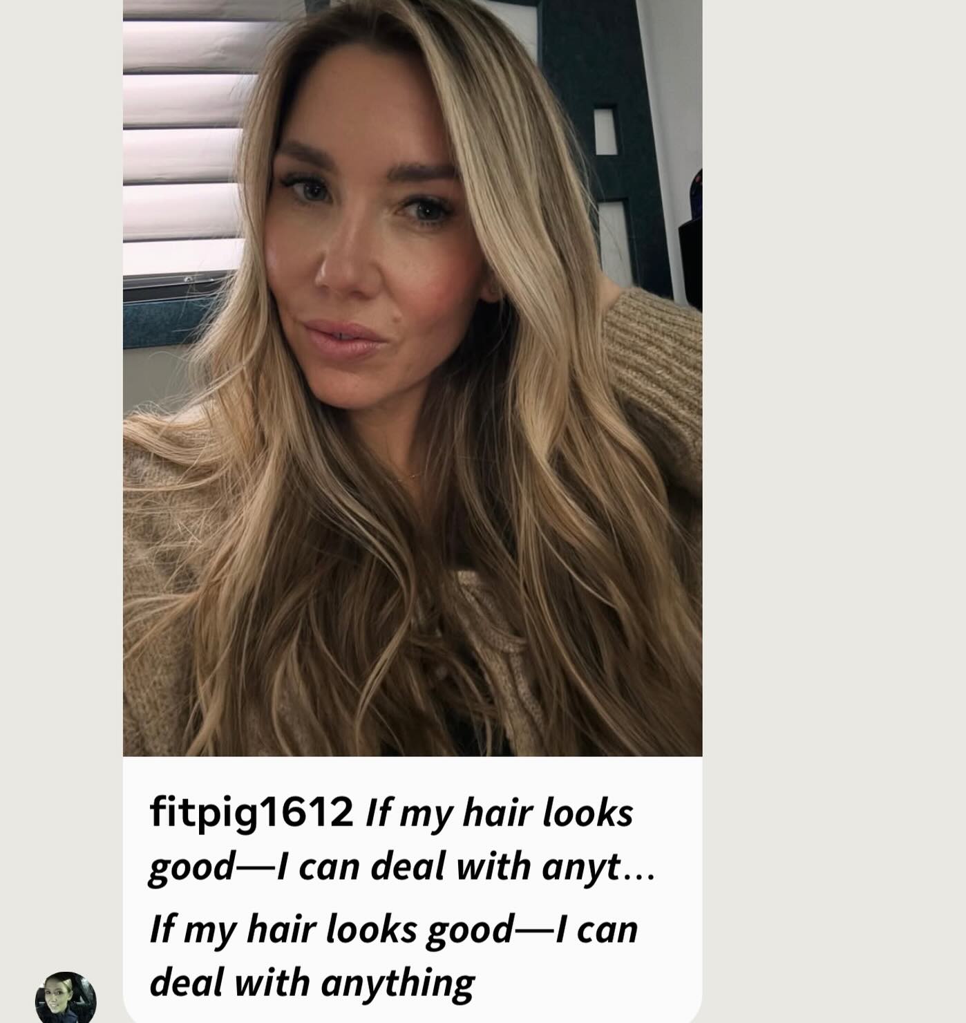 That feeling when your hair looks so good you can deal with anything!
KTIP extensions have a way of adding volume and length while also allowing me to use as many or as little colors as possible.
Micro bonded to your natural hair - KTIPS are free flowing and individually bonded using a synthetic protein.
I LOVE it when you tag me 🤩.
Client selfies always remind me how thankful I am because the truth is … I care.
Happy Thursday.