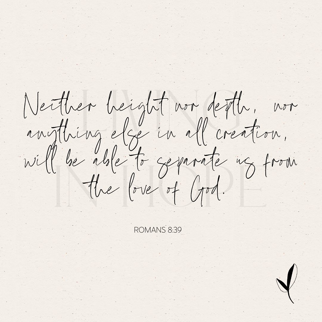 Romans 8:39 - ‘Neither height nor depth, nor anything else in all creation, will be able to separate us from the love of God.’ ♥️
Don’t wait to register! Only a limited number of Last Minute tickets are available. 2 weeks until New Life 2024!
#Encouragement #Romans8 #NewLifeConference24