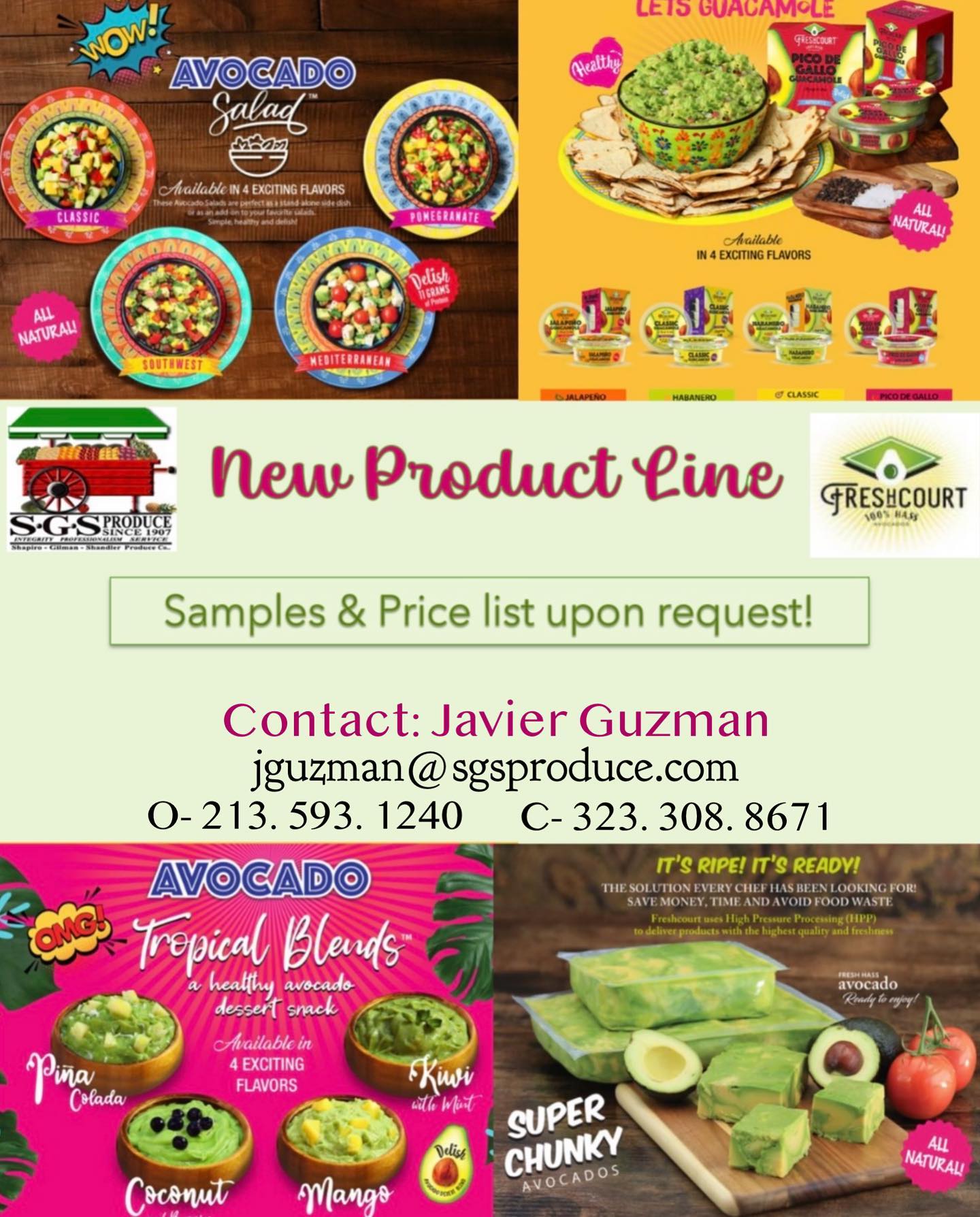 Let’s guac and roll!! 🤘🏼🥑.
Seriously- you’ve got to try this unique and convenient avocado deliciousness!
They’re all you avo wanted.
DM, call, txt, email, or smoke signal to sample @freshcourt !!