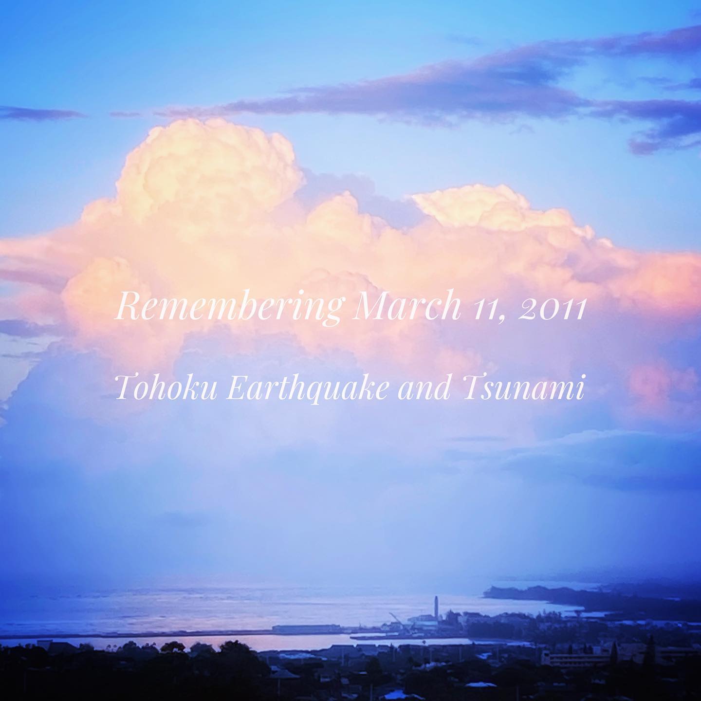 Remembering
March 11, 2011
Tohoku Earthquake
and Tsunami
🙏🏻
#東日本大震災を忘れない