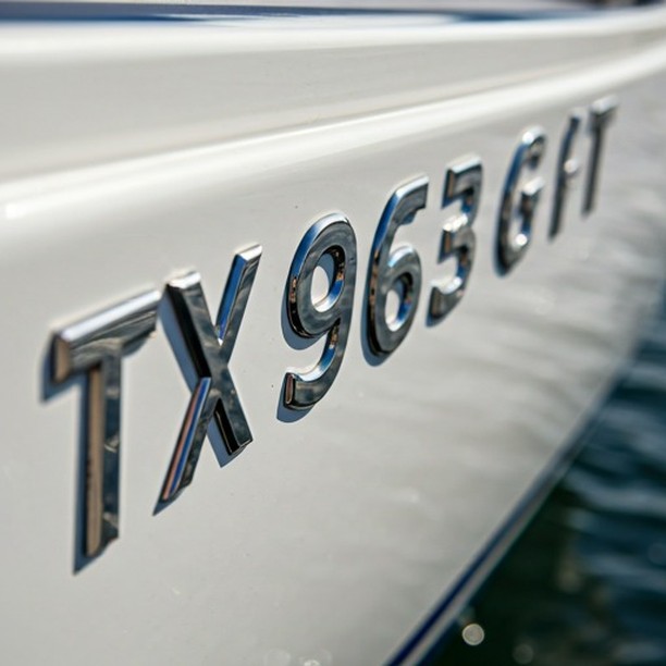 The Boat Registration Numbers Emblem Custom with an extra-strong adhesive, capable of withstanding harsh conditions and preventing fading, peeling, and discoloration. The bold black finish and professional font allow for personalization while maintaining safety and legality. All raised letterings are precisely aligned with a transparent transfer tape, ensuring hassle-free installation. Registration number is required upon ordering. All styles measure 3 inches in height (76.2mm). All sets are resistant to chemicals and salt water, as well as durable. The UV Clear Coating on all letterings provides protection against harmful UV rays. The 3D lettering is made from marine-grade materials and utilizes marine-grade 3M adhesive for enhanced durability. Installation is simple - peel the backing away and apply to the recommended surface. All decals feature permanent waterproofing and are proudly made in the USA
#boatregistration #customdecals #marinegrade #durabledesign #uvprotection #personalizedboats #waterproofdecals #hasslefreeinstallation #madeinusa #searayboats
Folow us on instagram #3dletterinstore
www.3DLETTERING.com