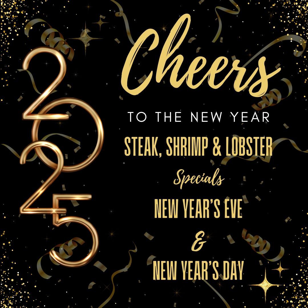 🎉✨ Ring in the New Year with Delicious Smokehouse Specials! ✨🎉
🥩 8oz House-Cut Ribeye & Coconut Shrimp – $26.99
🍷 20oz House-Cut Porterhouse & Lobster – $48.99
🍤 Coconut Shrimp Appetizer (9 pieces) – $9.99
🍤 Add 5 Coconut Shrimp to any meal for only $5.99!
🥂 And Toast the New Year with two glasses of Andre Brut Champaign, only $17.99!
From all of us at Porters Restaurant, thank you for a wonderful 2024! We look forward to being part of your celebrations, events, and meals out with family and friends throughout the New Year!