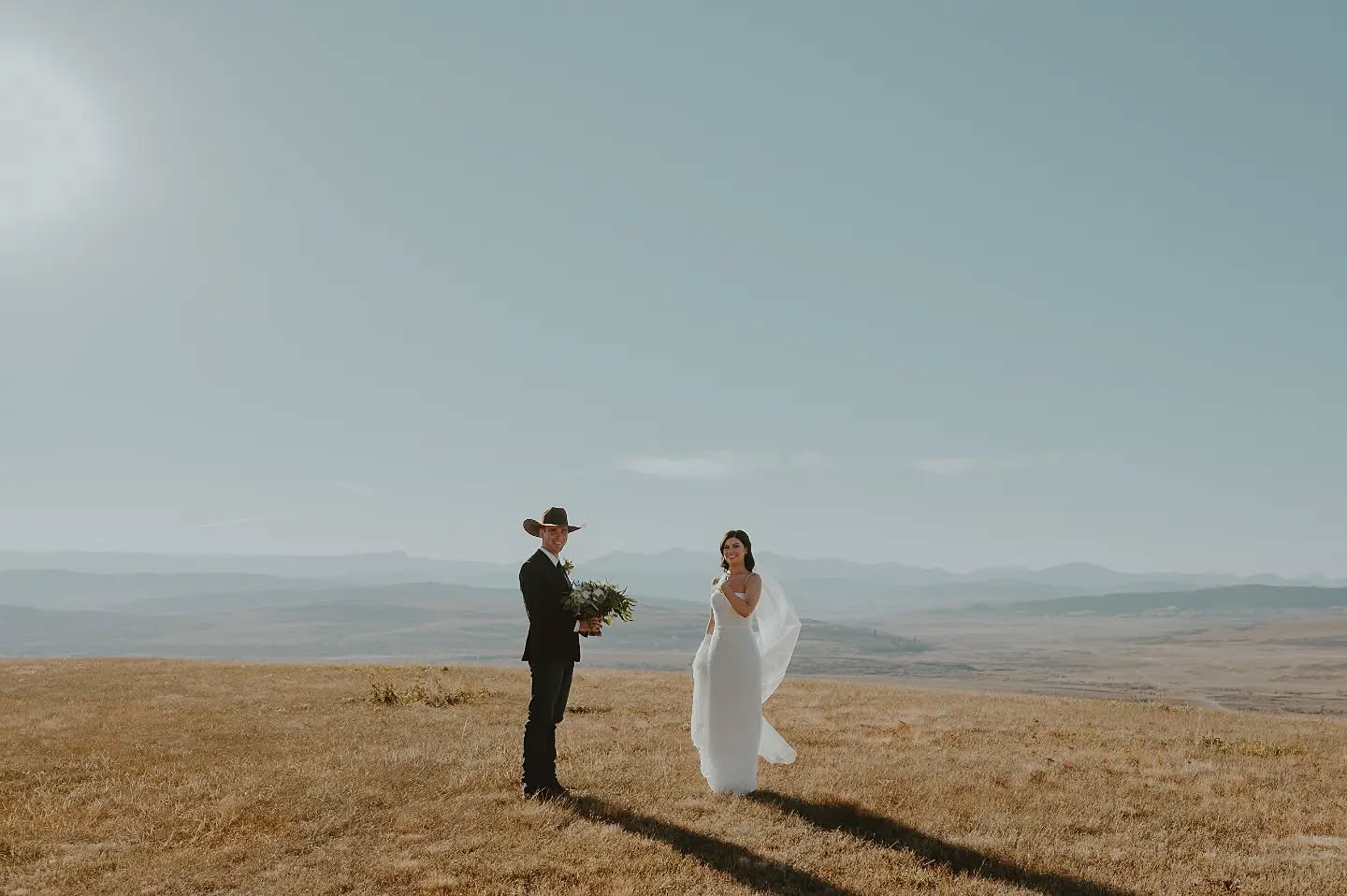 Well 2022 summer season- that's a wrap. Between crying on my way out to Rem's family homestead way south of the city on the most gorgeous fall day, to witnessing these two and their closest celebrate all day, and thinking about all the amazing moments I got to be apart of- I literally cried all day in my car haha. I guess that's the reality of always being around big emotions, learning how to always hold room for someone else's best day ever and truly in my heart be so fucking happy for them I cry. 2022 weddings are wrapped but wow there is still so much work going on and my heart is overrrrrrflowing ending it this way; with people I've grown to know and love at so many weddings I've shot for their group over 4 years overlooking the valley he grew up in.