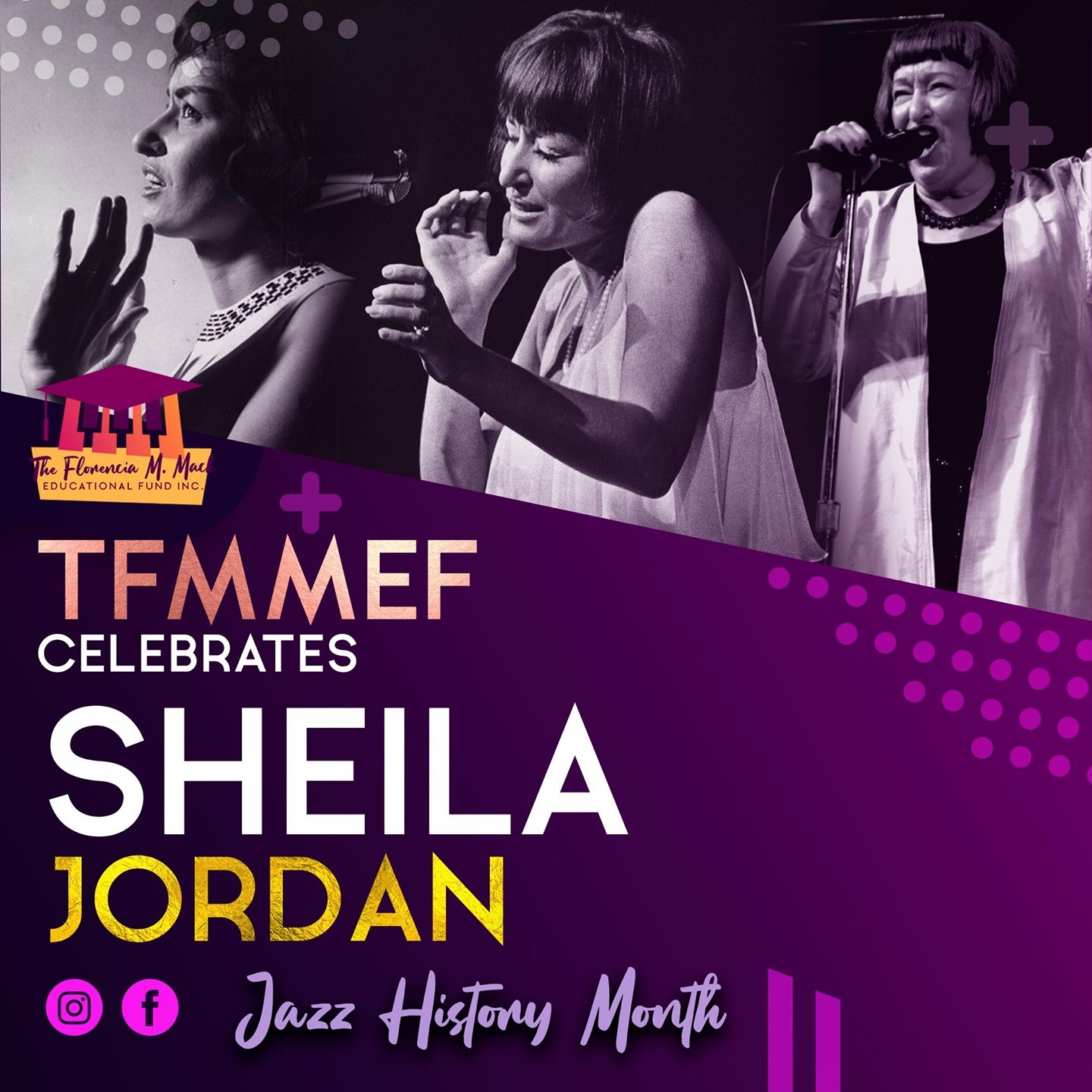 TFMMEF celebrates Sheila Jordan, an American Singer & Songwriter. "I really admire women, I love their attitude, I love their strength, I love what they've been through and I love the way they support each other. But I'm not against singing sad, lost-my-man ballads, because that's also a part of my life. How can I cut off part of my life?"
#jazzmusicmonth #musiciansmatter #musicsaveslives #musicmajors #clefclubofphiladelphia #kimmelcenter #estherboyerschoolofmusic #curtisschoolofmusic