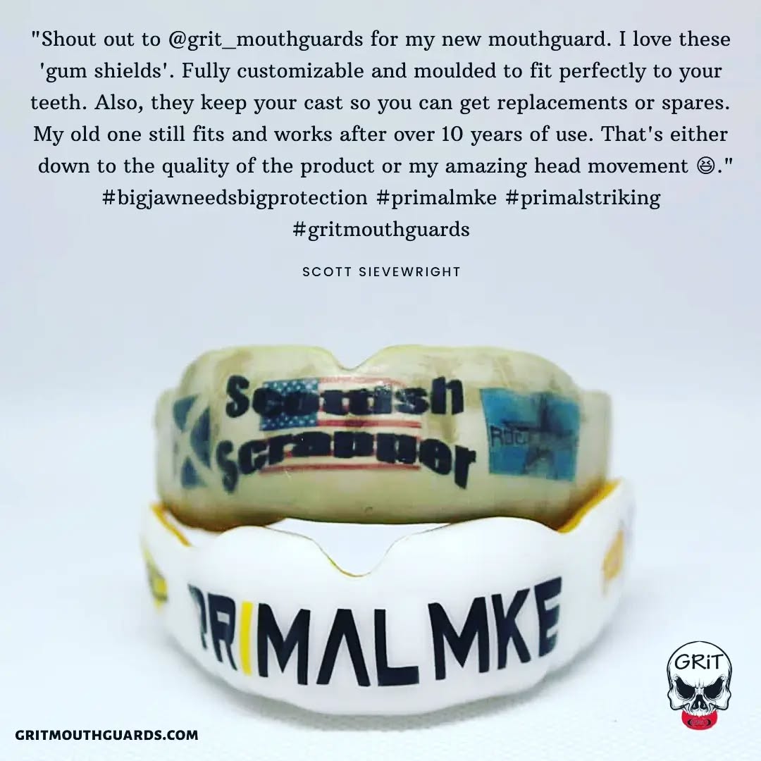 Kind words from Mr. @sievewrightscott. Thank you, sir! 💀 gritmouthguards.com #gritmouthguards #mouthguard #gumshield