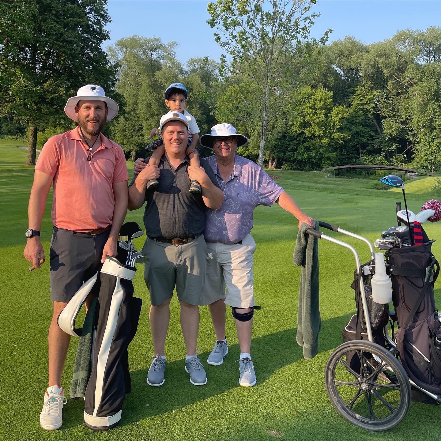 The annual. Fathers Day Classic. #letsgogolfing #family #golf