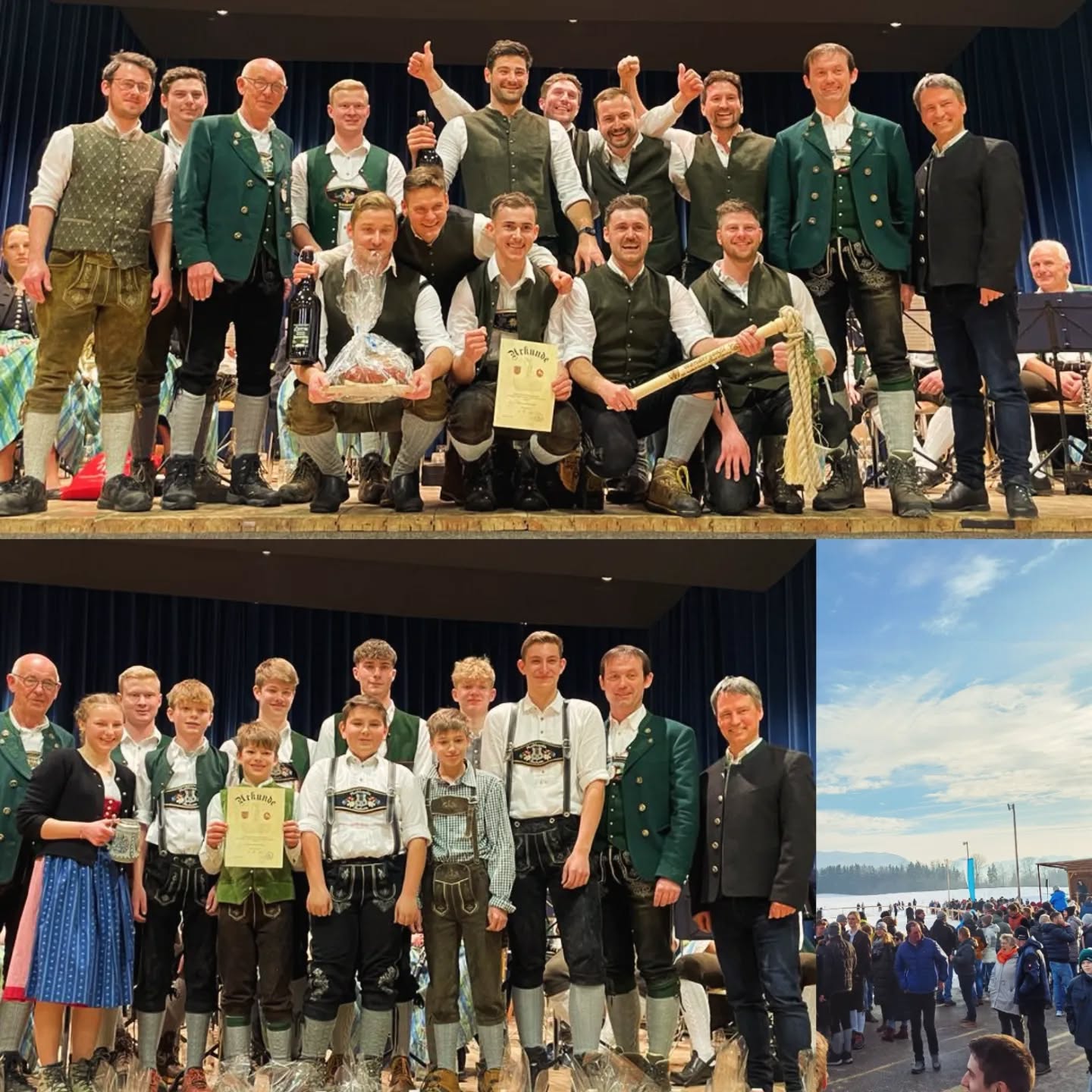 Gratulation an die Sieger des
50. Gebietspreisschnalzens der Gemeinde Saaldorf-Surheim und der Stadt Freilassing!
Jugend:
1️⃣ Surheim I
2️⃣ Steinbrünning
3️⃣ Saaldorf I
Allgemeine:
1️⃣ Sillersdorf III
2
