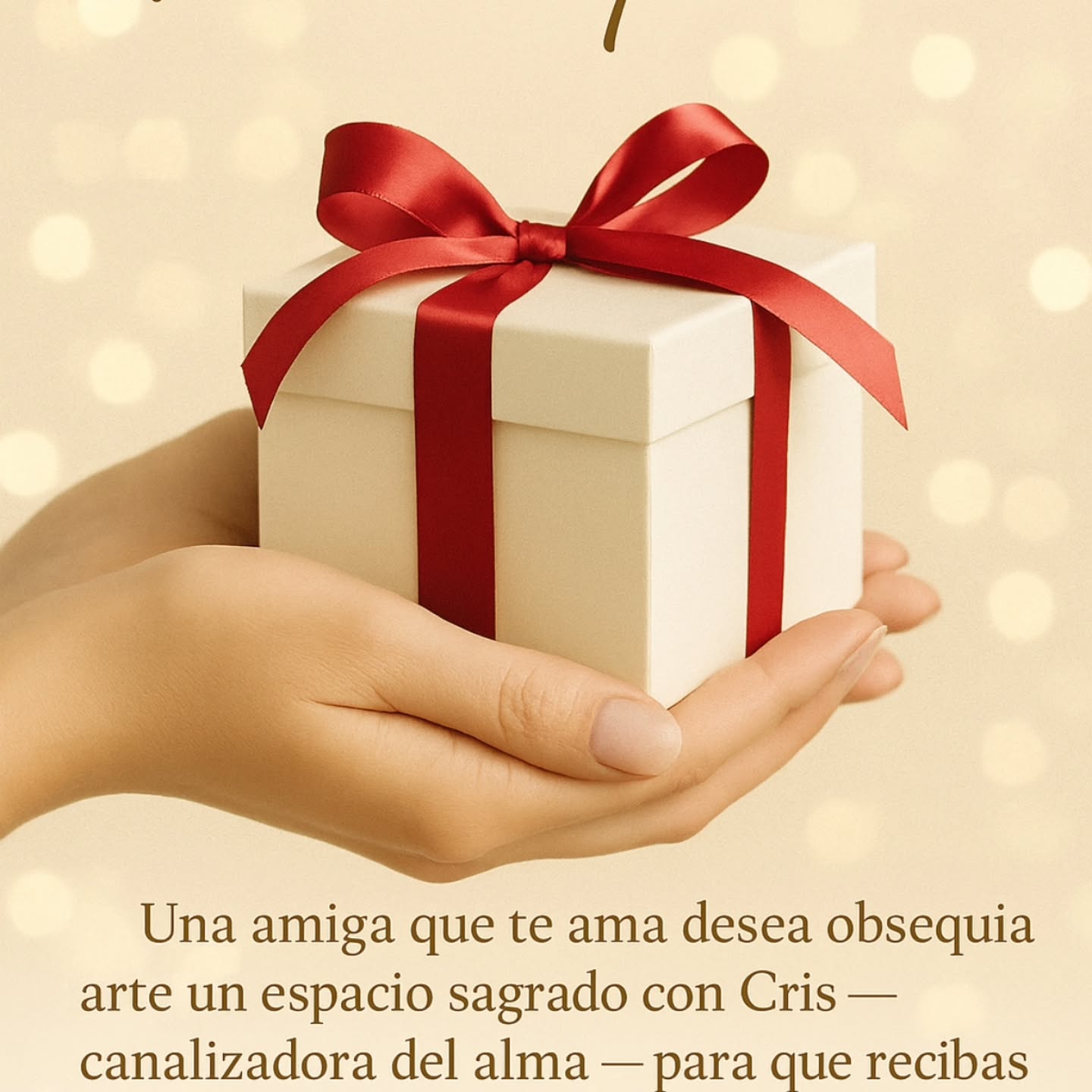 Este año , regala sabiduría y liberación a las almas más queridas.sesiones , meditaciones personalizadas. Regalos eternos !