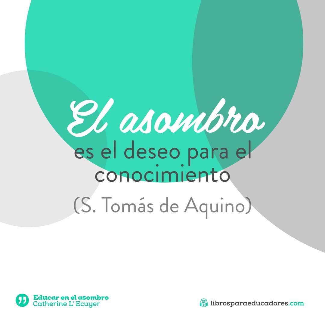 ¡¡Bingo!! ¡Hace falta dejar trabajar y proteger el asombro!. ¡Es muy importante que como educadores cuidemos éste motor del niño para el aprendizaje!