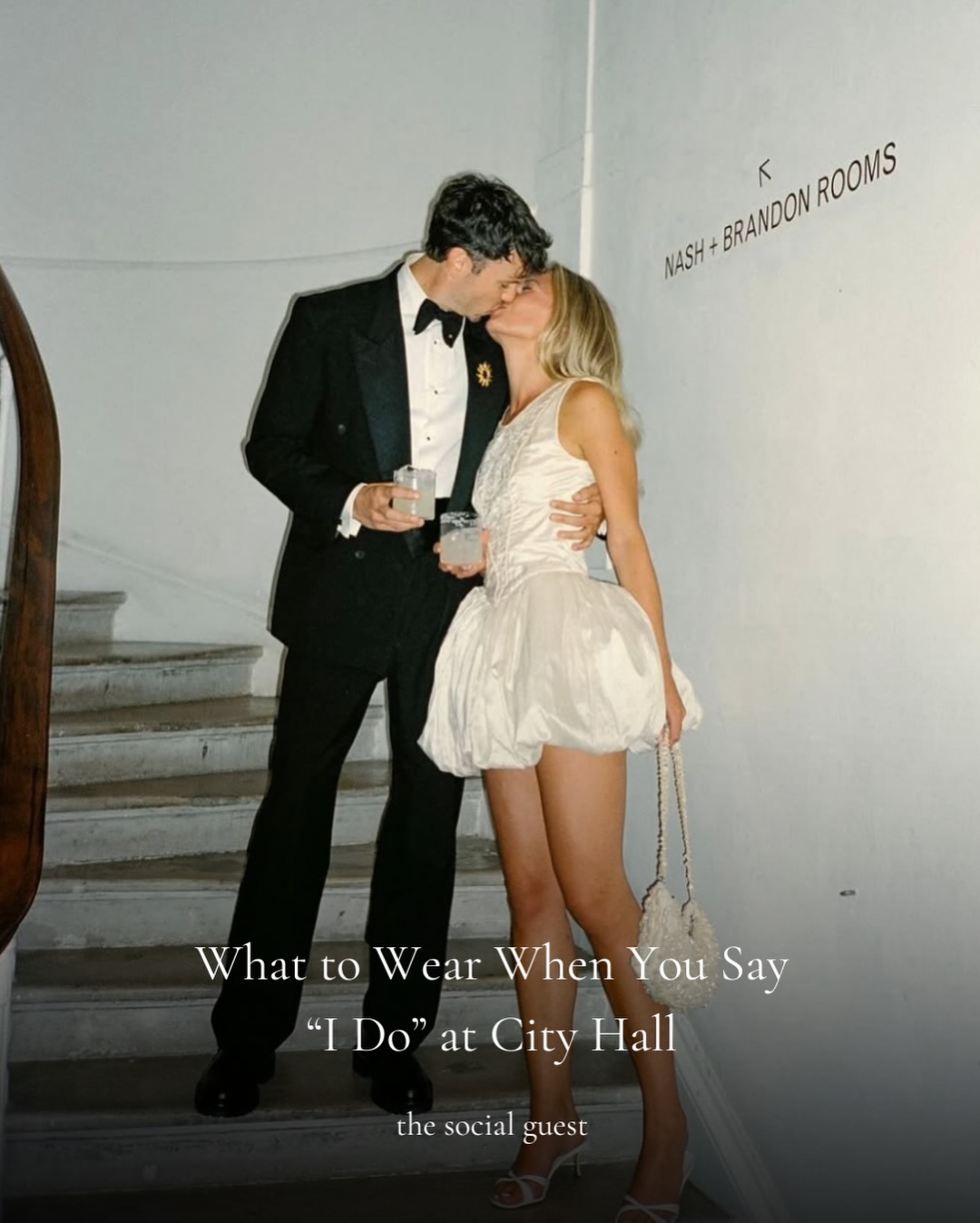 City Hall weddings are arguably my favourite, so chic, and no longer “the alternative.”
Taking your wedding from the city pavements to the party is a statement in itself, and your bridal wardrobe can be anything you want it to be. From bridal hats (a personal favourite) to sculpted silhouettes and vintage suits, this is your wardrobe inspo.
Save for later.