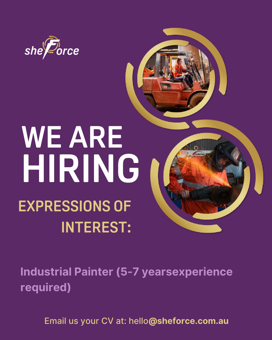 Automobile Painter Position
We are looking for an experienced Industrial Painter to join our client's painting department. You will be working in a business with a unique, diverse team containing an engineering team, production staff (precision machining, sheet metal, fabrication and assembly), across three Campbellfield sites. The current manager will be on hand to provide training and support. This is a great opportunity to join a dynamic team that is eager to grow the business to the next phase. Future opportunities to grow within the business may become available.
Experience:
• 5-7 years in industrial/automobile painting in a metal manufacturing environment.
• Performing preparation.
• Part of a team fulfilling customer requirements to tight deadlines
Email your CV to hello@sheforce.com.au
#AutomotivePainter #IndustrialPainter #SprayPainterJobs #ManufacturingJobs #MetalFabrication #CampbellfieldJobs #MelbourneJobs #TradesJobs #SkilledTrades #HiringNowAustralia #Sheforce #WomenInTrades #DiverseWorkforce #JoinTheTeam #JobOpportunityAU #RecruitmentAustralia #CareerGrowthAU