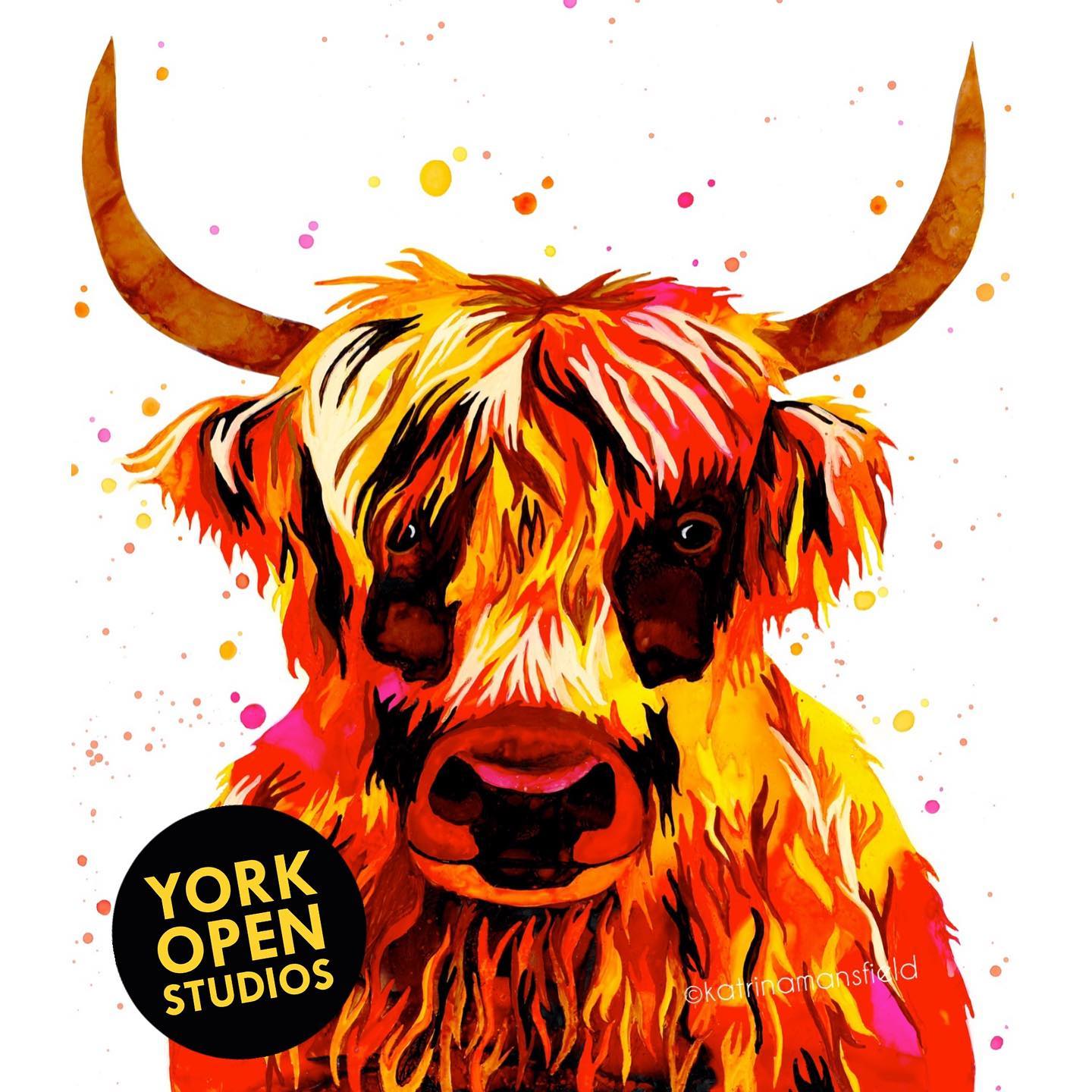 Meet Kyloe the Highland Cow 🐮
Original and prints available @yorkopenstudios I’ll be exhibiting @picastudios Venue no. 56 with 7 other amazing creatives @evieleachjewellery @mr_mjleach @amystubbsprints @emilystubbsceramics @lesleyshaw_artist @sarahkjackson_textiles @liptrot_illustration
#katrinamansfieldartist #fluidart #painting #alcoholink #picastudios #animalinks #color #animalsofinstagram #yupopaper #copicink #pinatainks #rangerink #yorkshire #freelance #creative #art #messinessishappiness #ink #nature #wildlife #artist #supportsmallbusiness #originalart #independentartist #yorkopenstudios #artfair #openstudios #onlineartsales #yorkriverartmarket #highlandcow