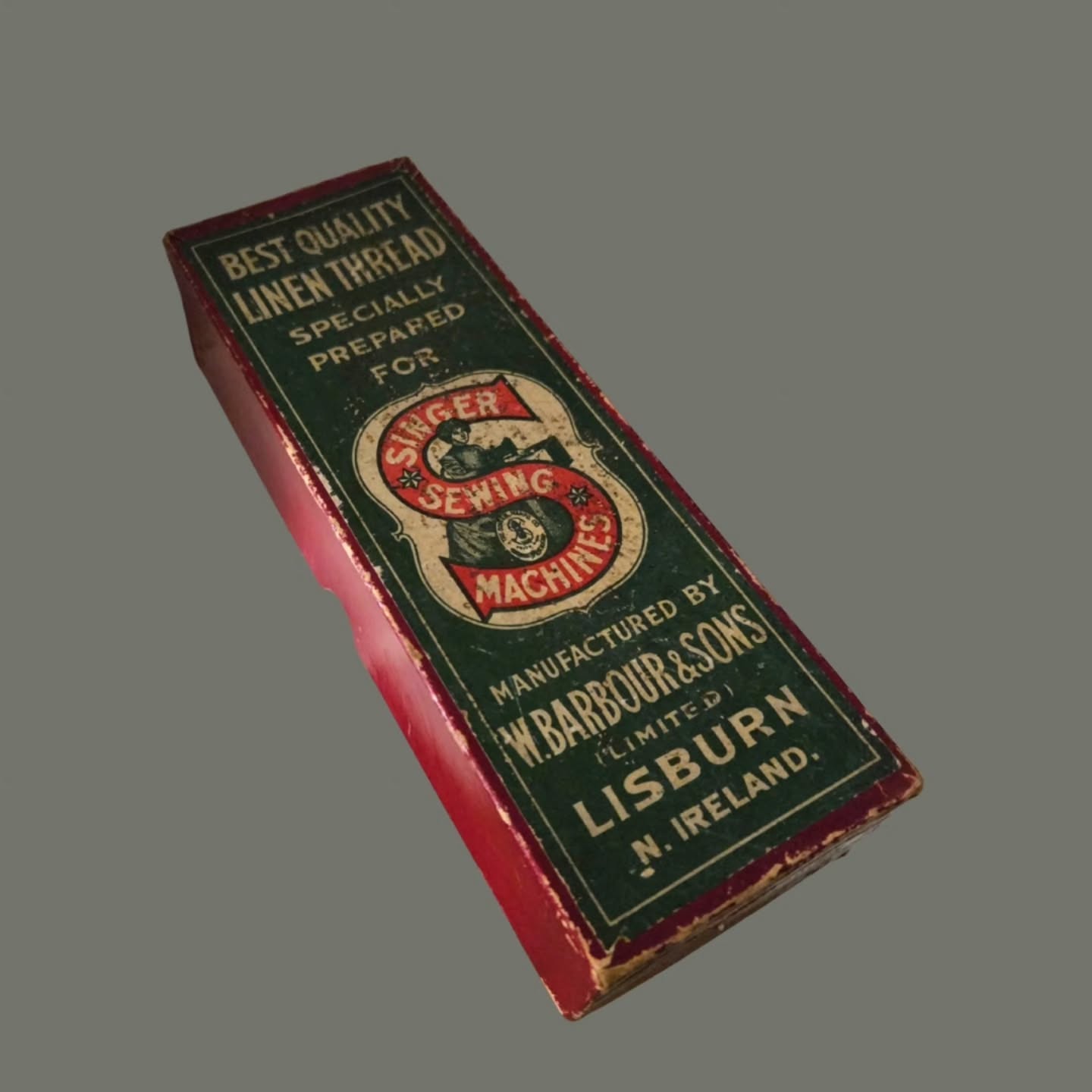 https://www.objetdart-stuff.co.uk/product-page/antique-singer-sewing-machines-linen-thread-box-w-barbour-sons-c1900-1925 #Antique #objetdart #stufftoyouandme