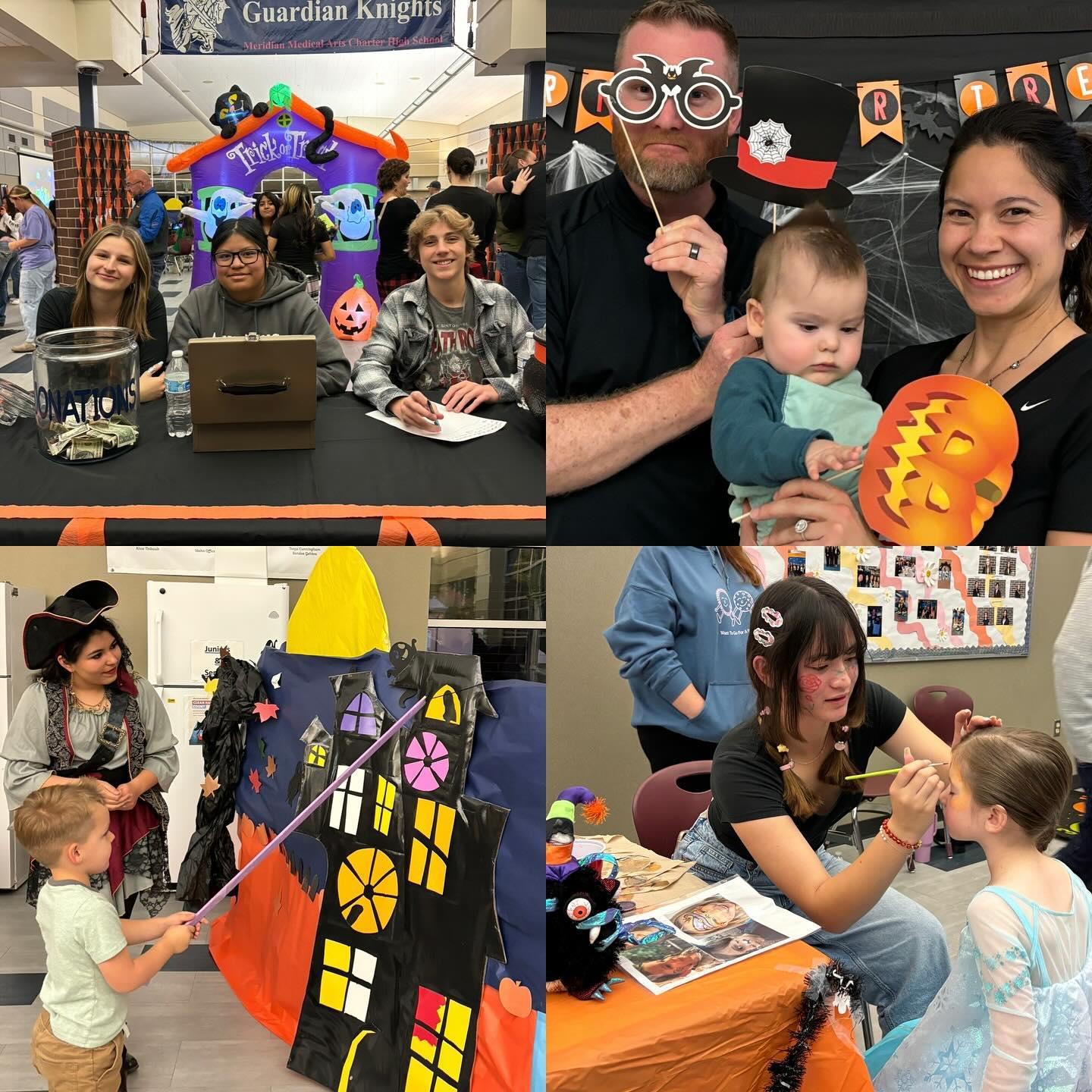 Thank you to everyone who came out to support our HOSA chapter’s Haunted House and Halloween Carnival. Our community helped them raise nearly $1,400 for the National Marrow Donor Program!