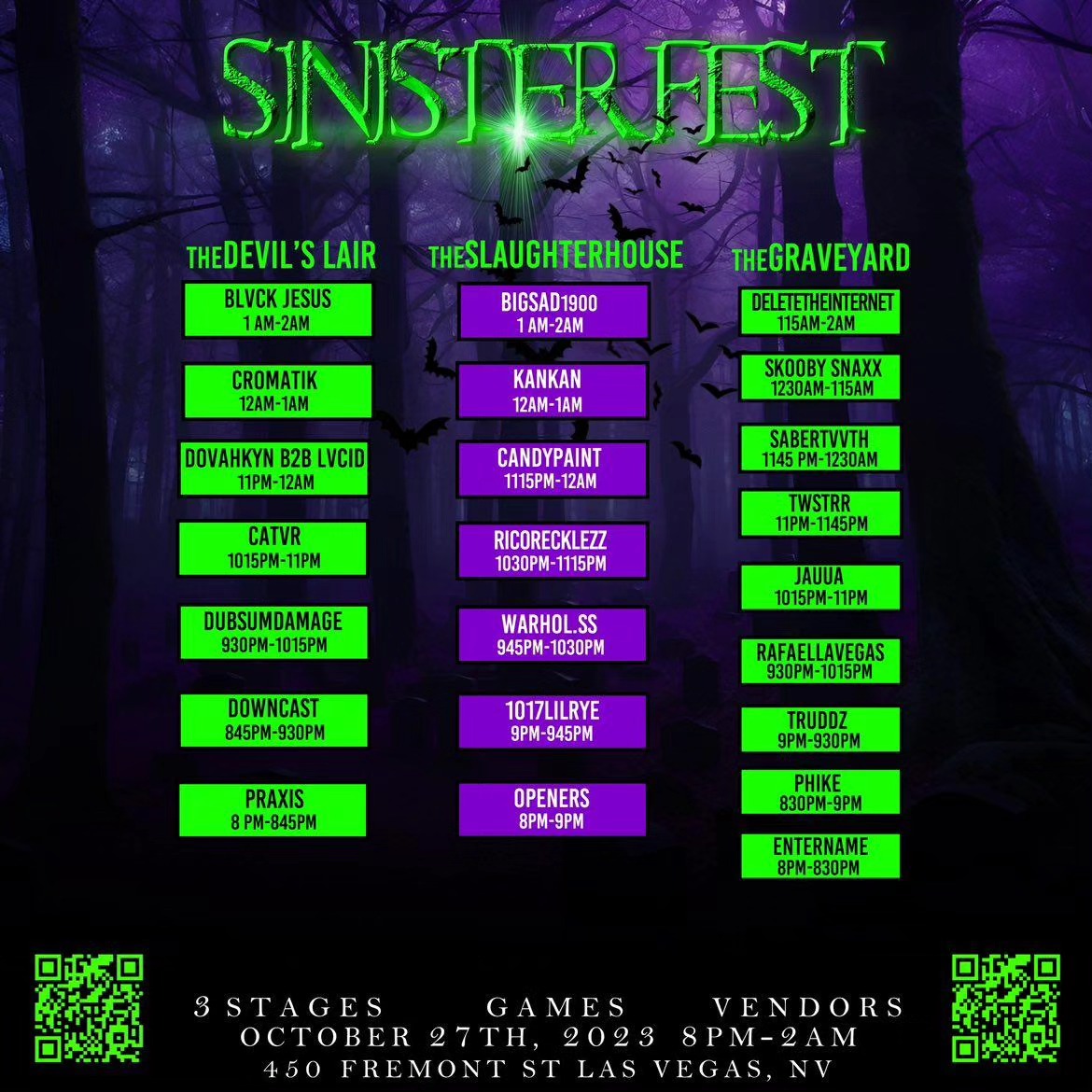 Playing a show tomorrow! Roll through! I play at 10:15pm. Tickets are on the link in my bio! @sinisterfestlv