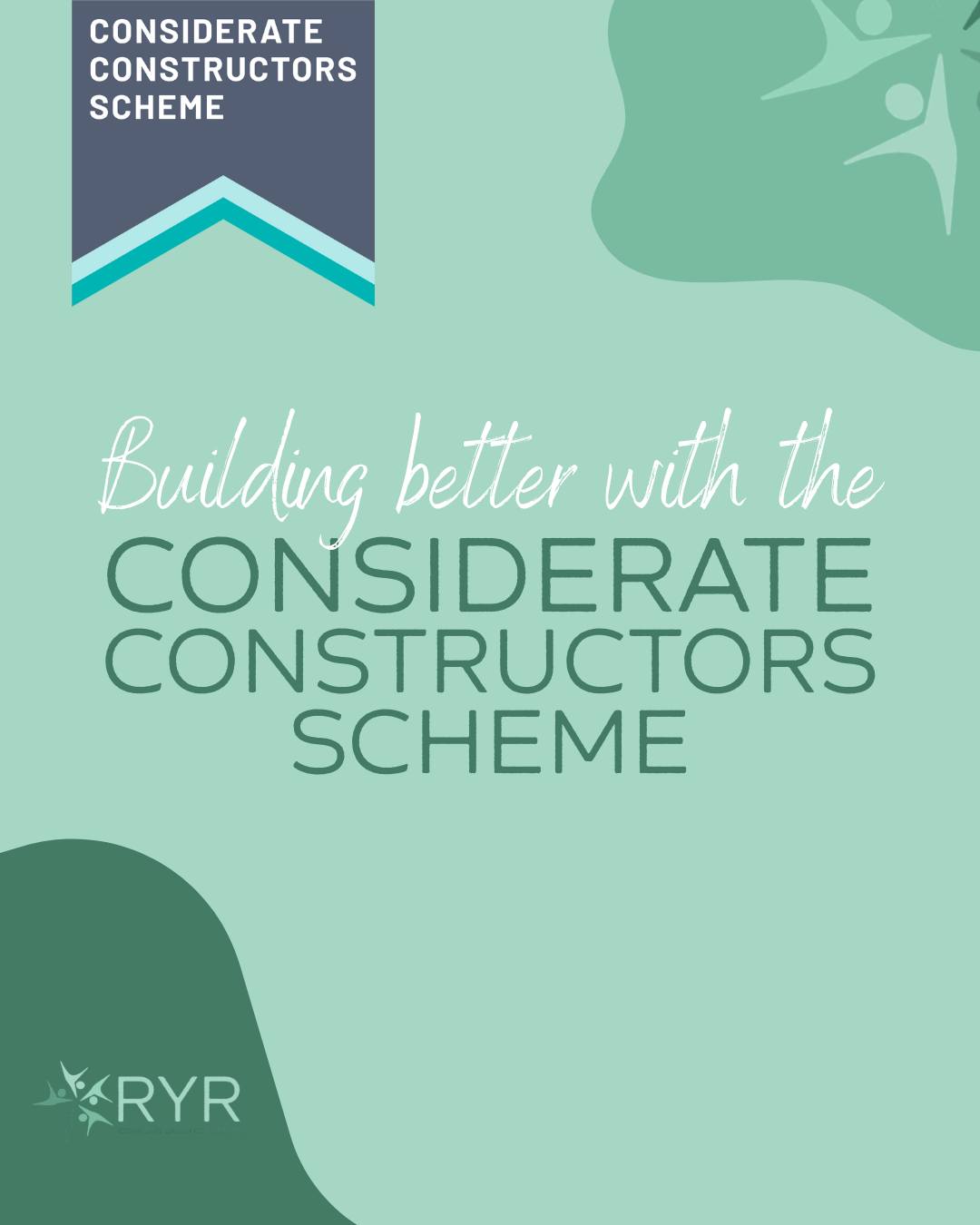 The construction industry is evolving - and expectations around safety, professionalism, and community engagement have never been higher. The Considerate Constructors Scheme (CCS) sets the standard for responsible construction, and at RYR Ltd, we’re proud to help clients meet and exceed those standards.
Because building well means building responsibly: www.ryrltd.com